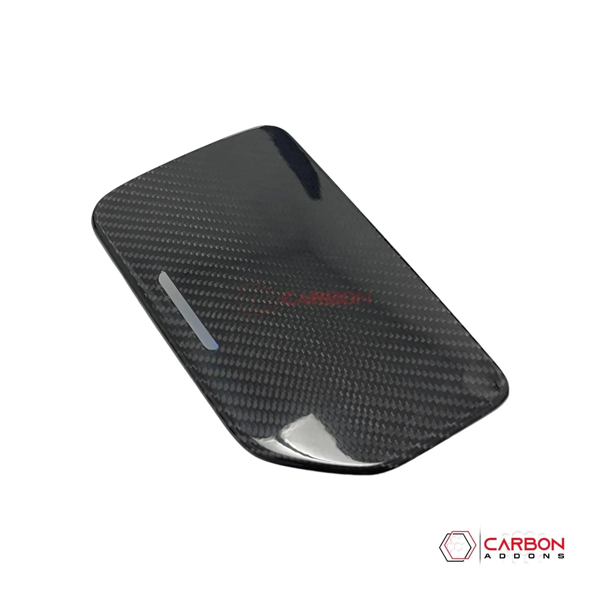 C8 Corvette Carbon Fiber Center Console Cup Holder Lid Cover - carbonaddons Carbon Fiber Parts, Accessories, Upgrades, Mods