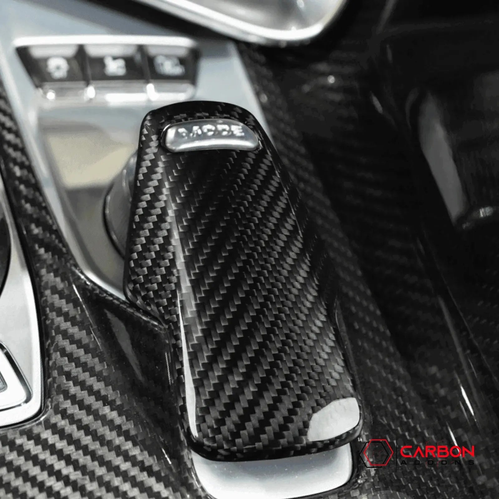 C8 CORVETTE CARBON FIBER MODE SELECT INTERIOR TRIM COVER - carbonaddons Carbon Fiber Parts, Accessories, Upgrades, Mods