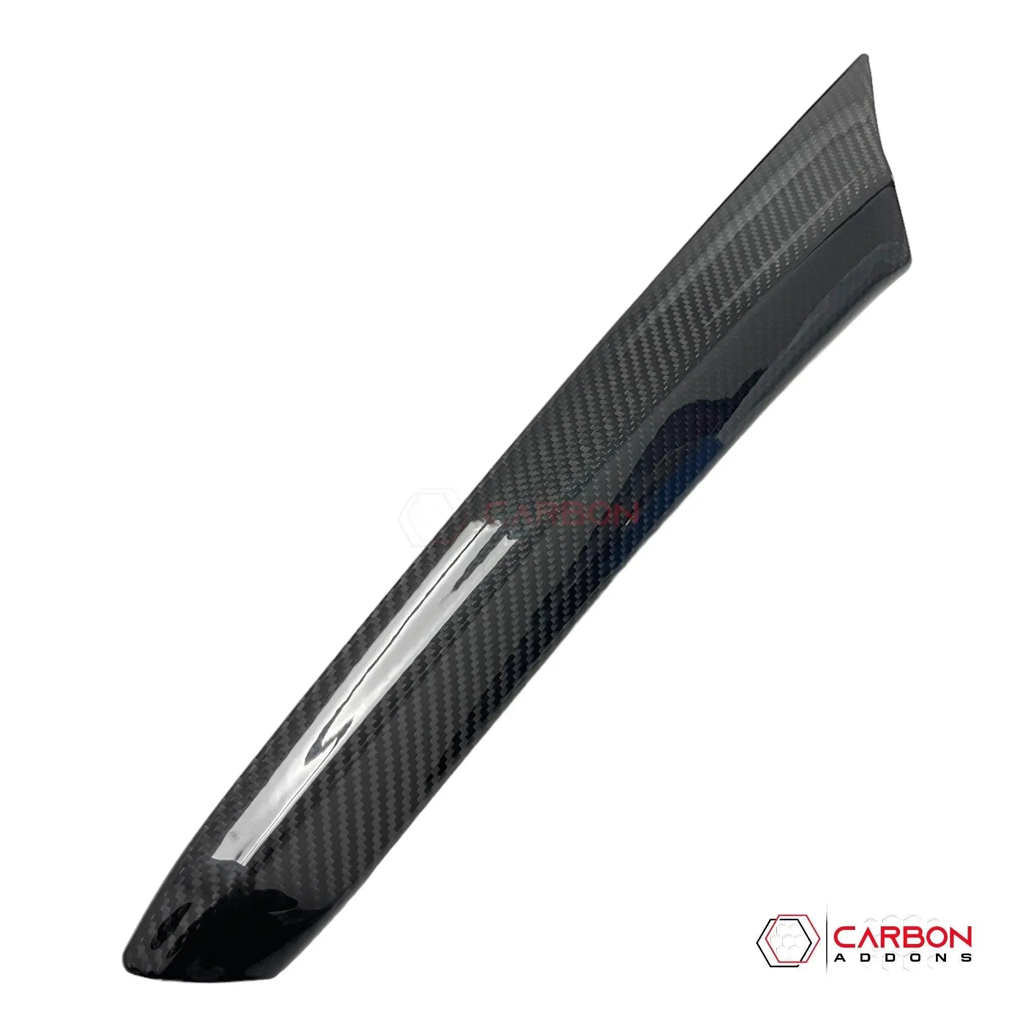 C8 Corvette Carbon Fiber Upper Right Center Console Cover - carbonaddons Carbon Fiber Parts, Accessories, Upgrades, Mods