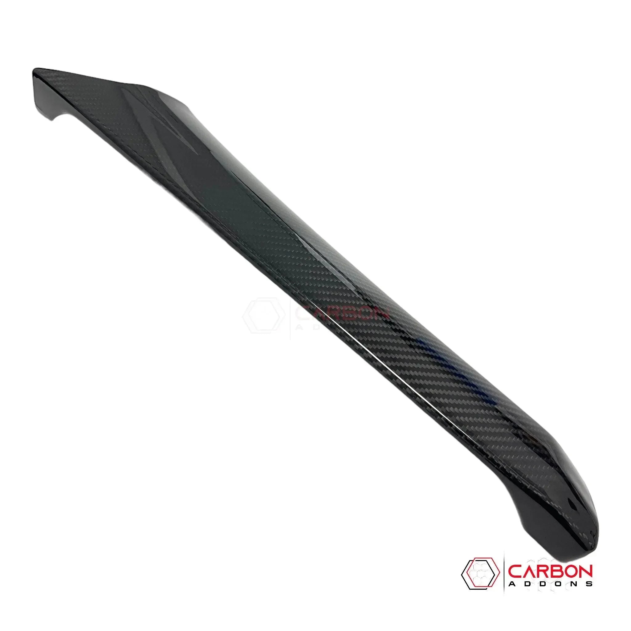 C8 Corvette Carbon Fiber Upper Right Center Console Cover - carbonaddons Carbon Fiber Parts, Accessories, Upgrades, Mods