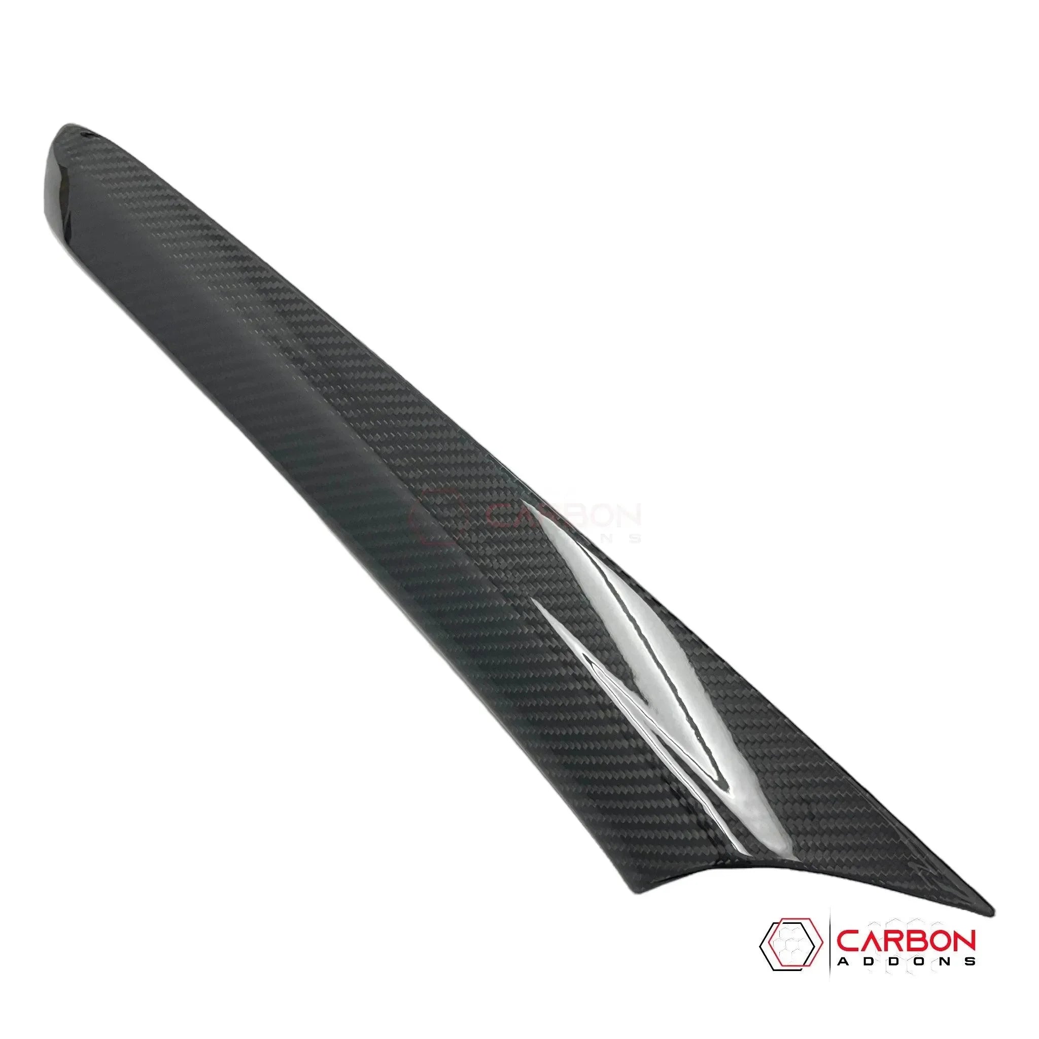 C8 Corvette Carbon Fiber Upper Right Center Console Cover - carbonaddons Carbon Fiber Parts, Accessories, Upgrades, Mods