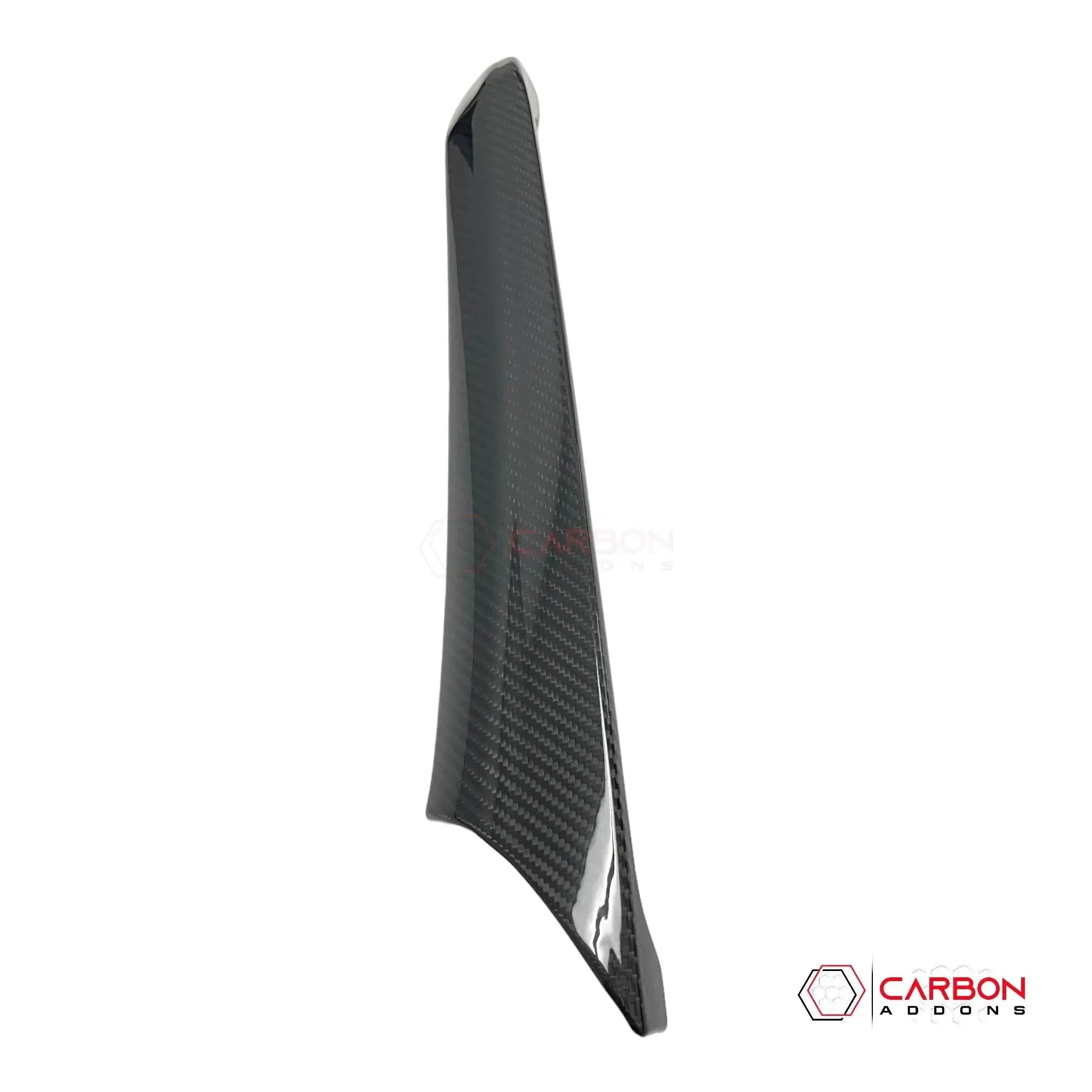 C8 Corvette Carbon Fiber Upper Right Center Console Cover - carbonaddons Carbon Fiber Parts, Accessories, Upgrades, Mods