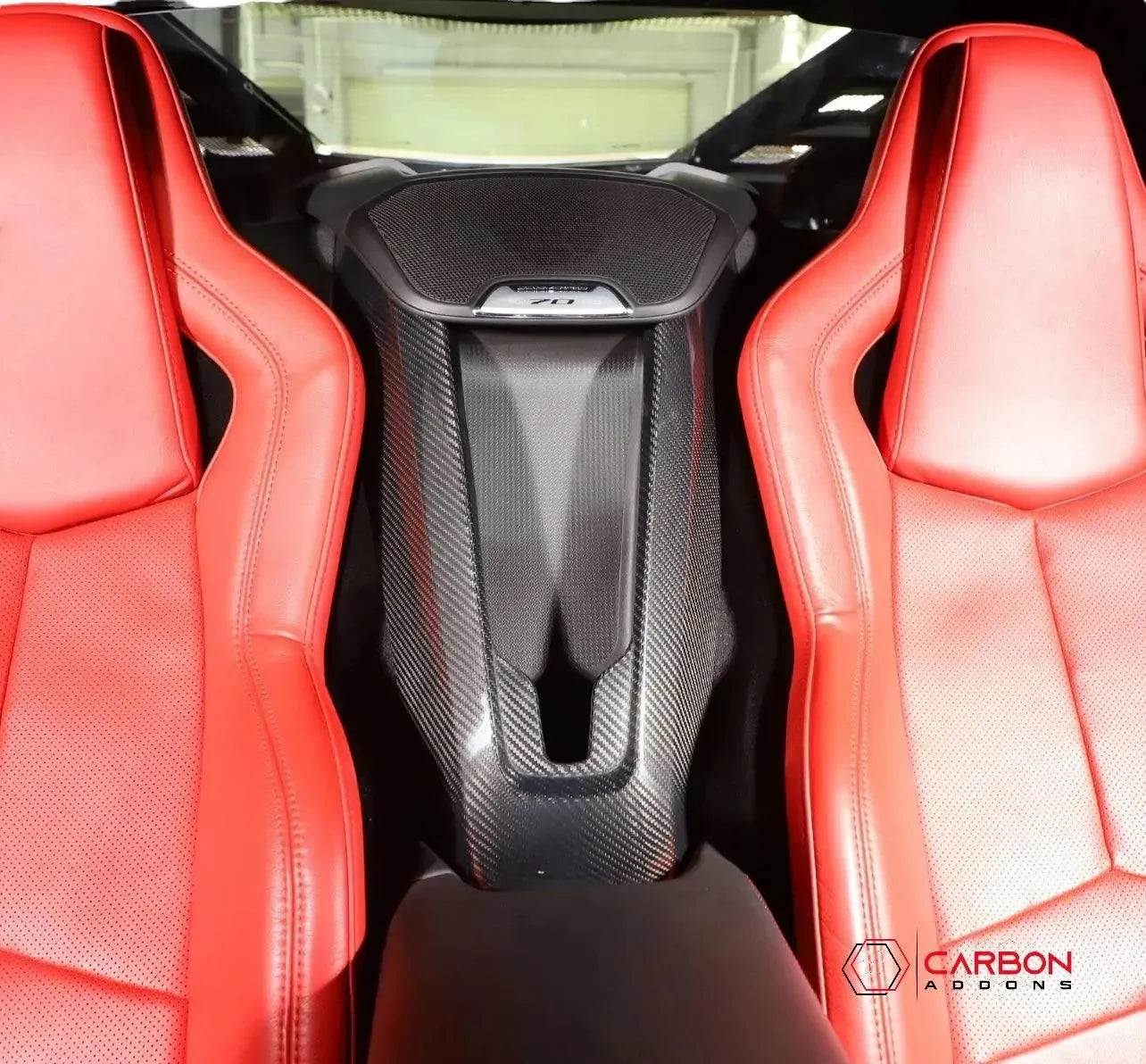 C8 Corvette Carbon Fiber Waterfall Panel Trim Cover - carbonaddons Carbon Fiber Parts, Accessories, Upgrades, Mods