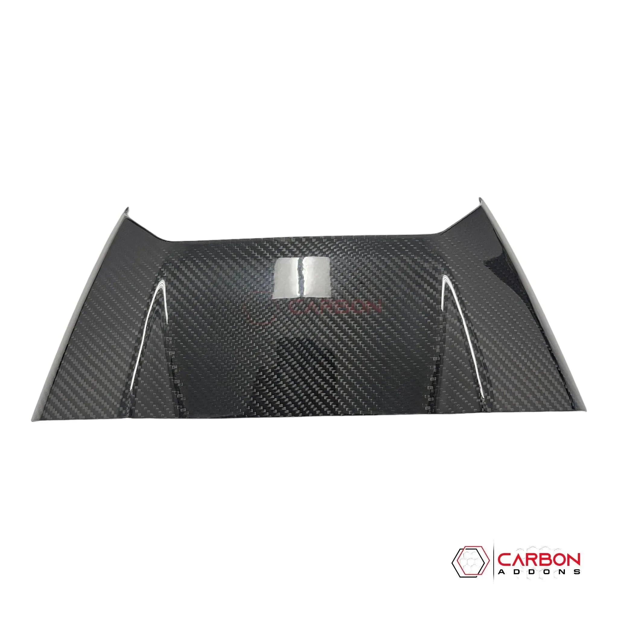 C8 Corvette Carbon Fiber Waterfall Speaker Upper Trim Cover - carbonaddons Carbon Fiber Parts, Accessories, Upgrades, Mods