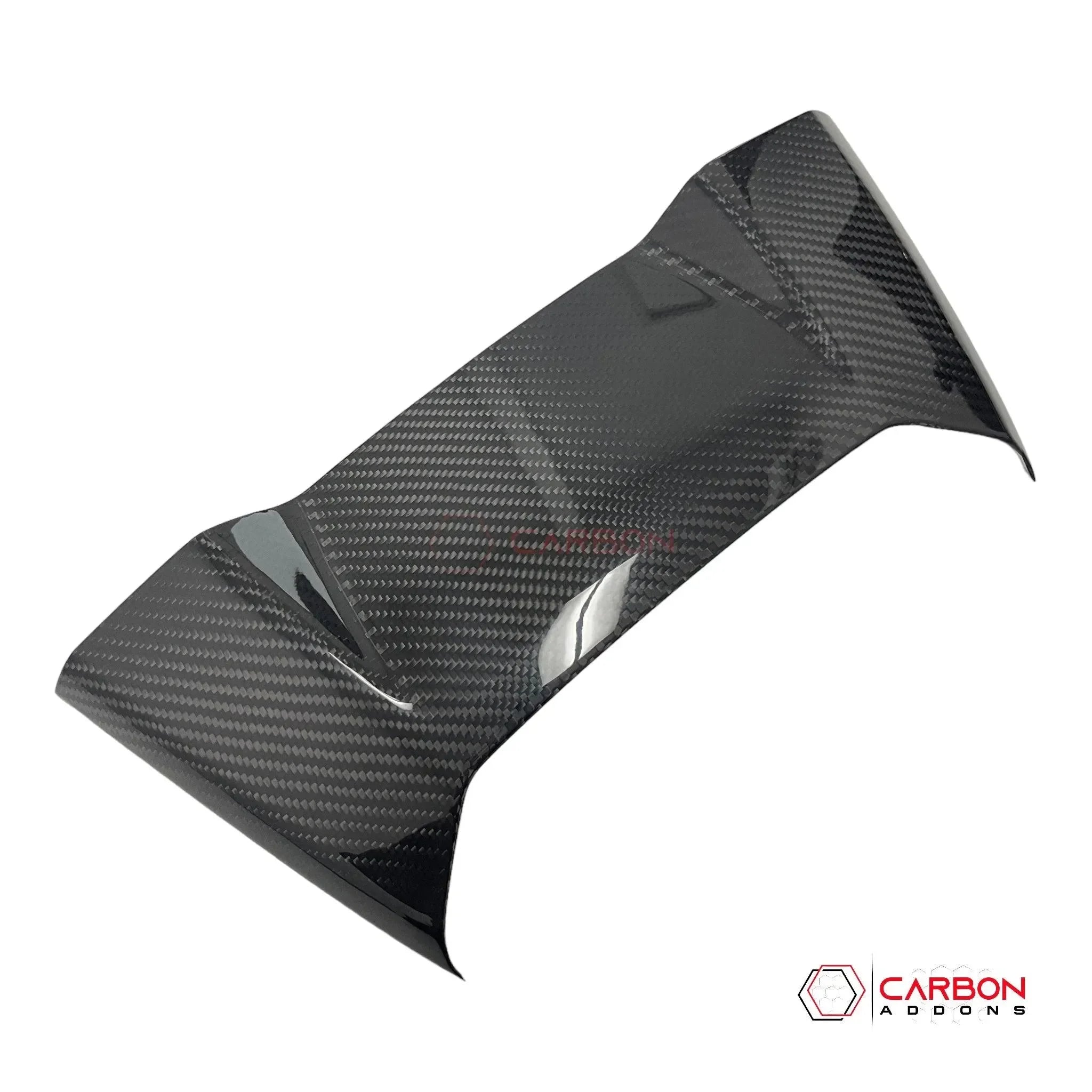 C8 Corvette Carbon Fiber Waterfall Speaker Upper Trim Cover - carbonaddons Carbon Fiber Parts, Accessories, Upgrades, Mods