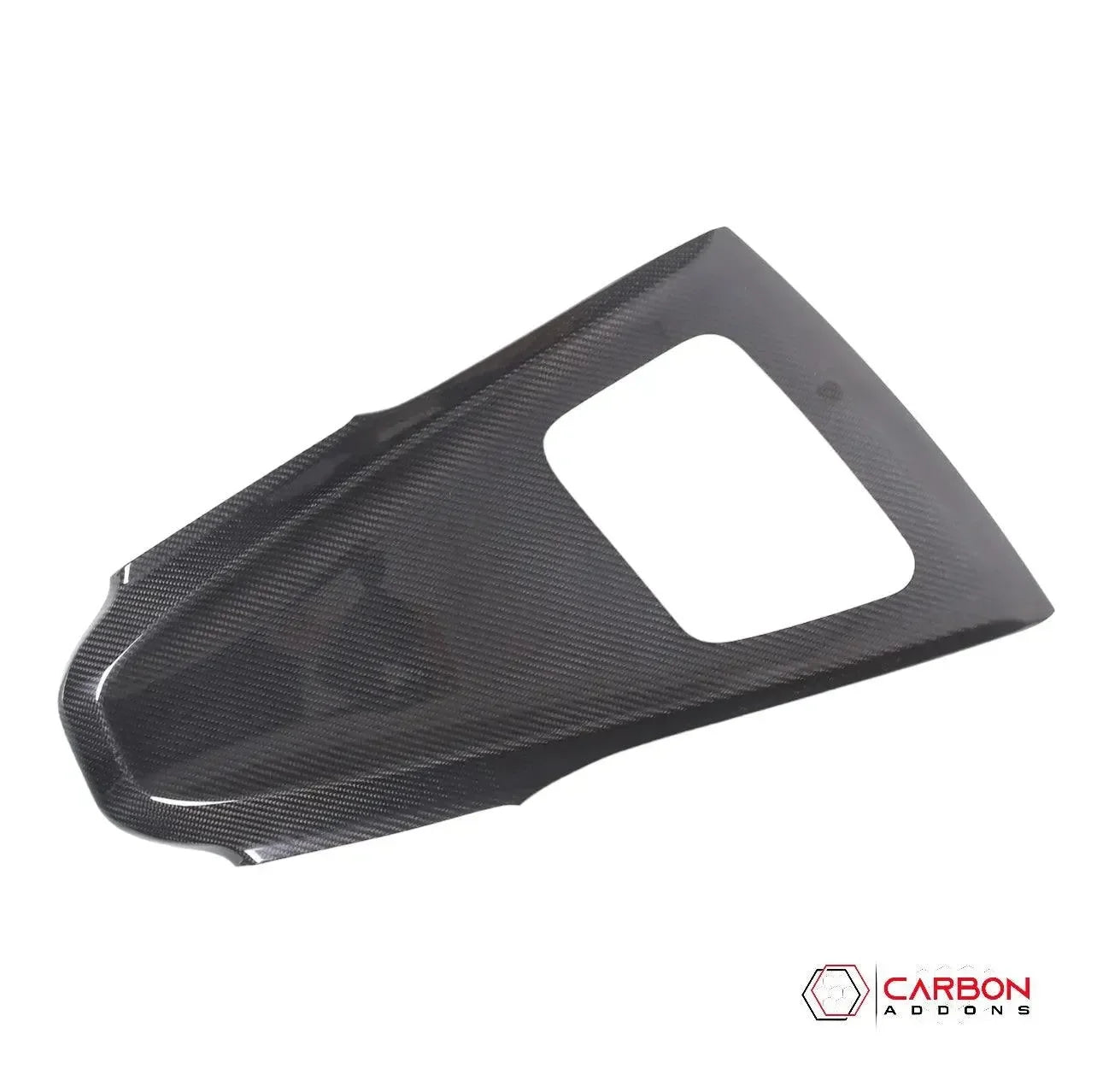C8 Corvette Upper Dashboard HUD Trim Pad Carbon Fiber Cover - carbonaddons Carbon Fiber Parts, Accessories, Upgrades, Mods