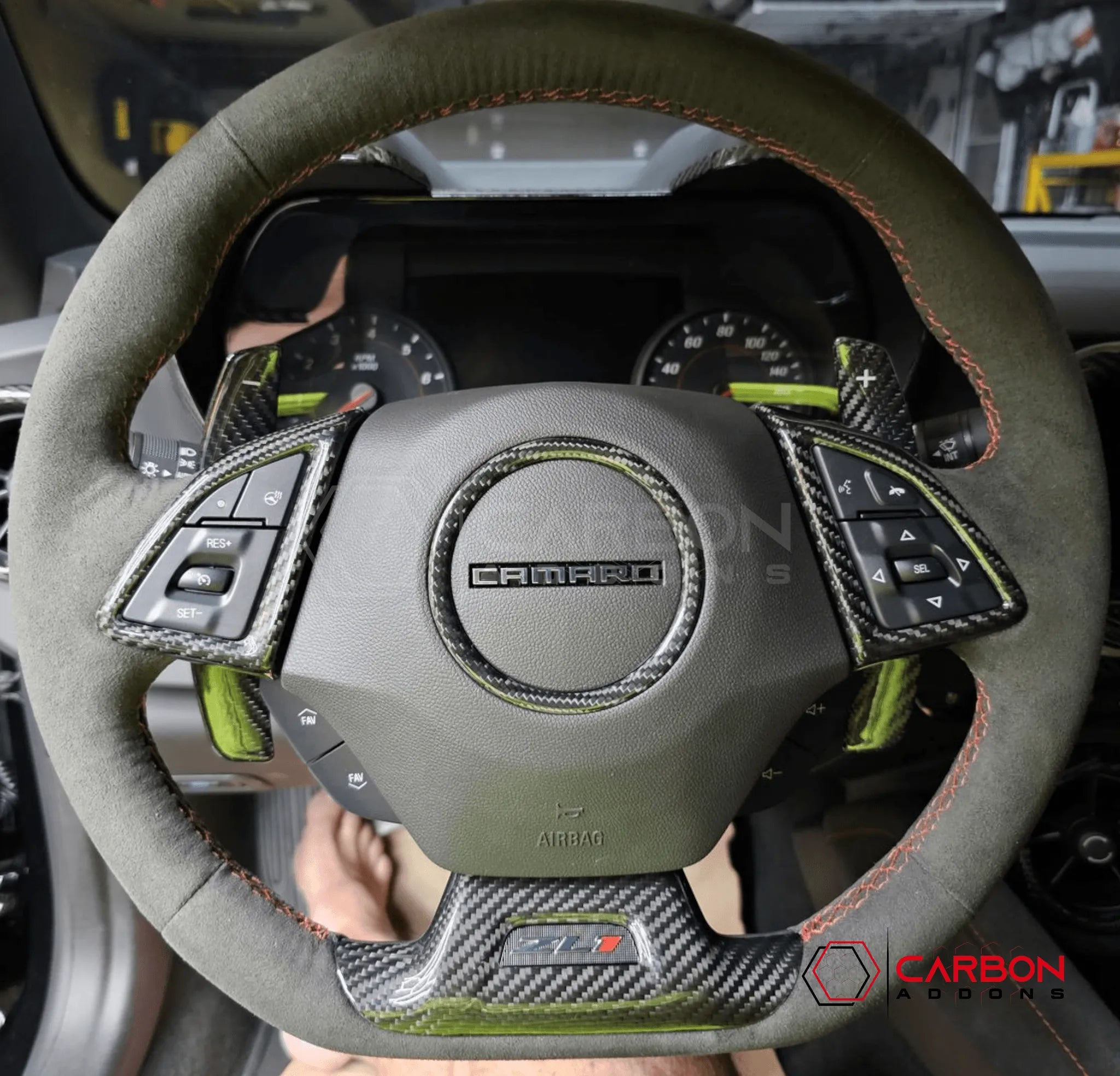 Camaro/Corvette Extended Carbon Fiber Paddle Shifter - carbonaddons Carbon Fiber Parts, Accessories, Upgrades, Mods