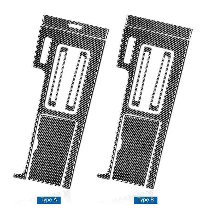 Real carbon fiber interior trim pieces for Chevy, Ford, Dodge vehicles — Type A and Type B options