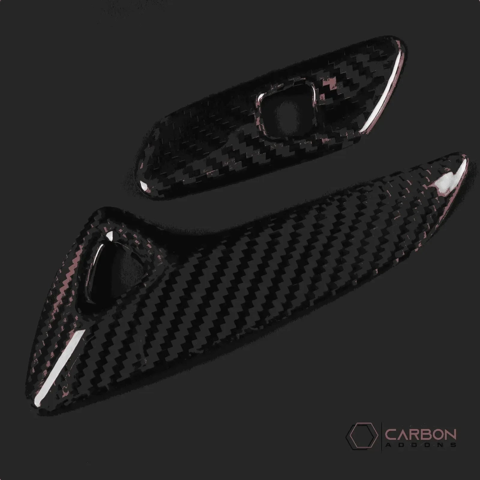 Carbon Fiber Door Handle Cover | C7 Corvette Stingray/Z06/Grand Sport 2014-2019 - carbonaddons Carbon Fiber Parts, Accessories, Upgrades, Mods