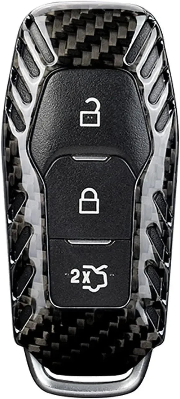 Carbon Fiber Key Fob Cover for 2015-2017 Ford Mustang - carbonaddons Carbon Fiber Parts, Accessories, Upgrades, Mods