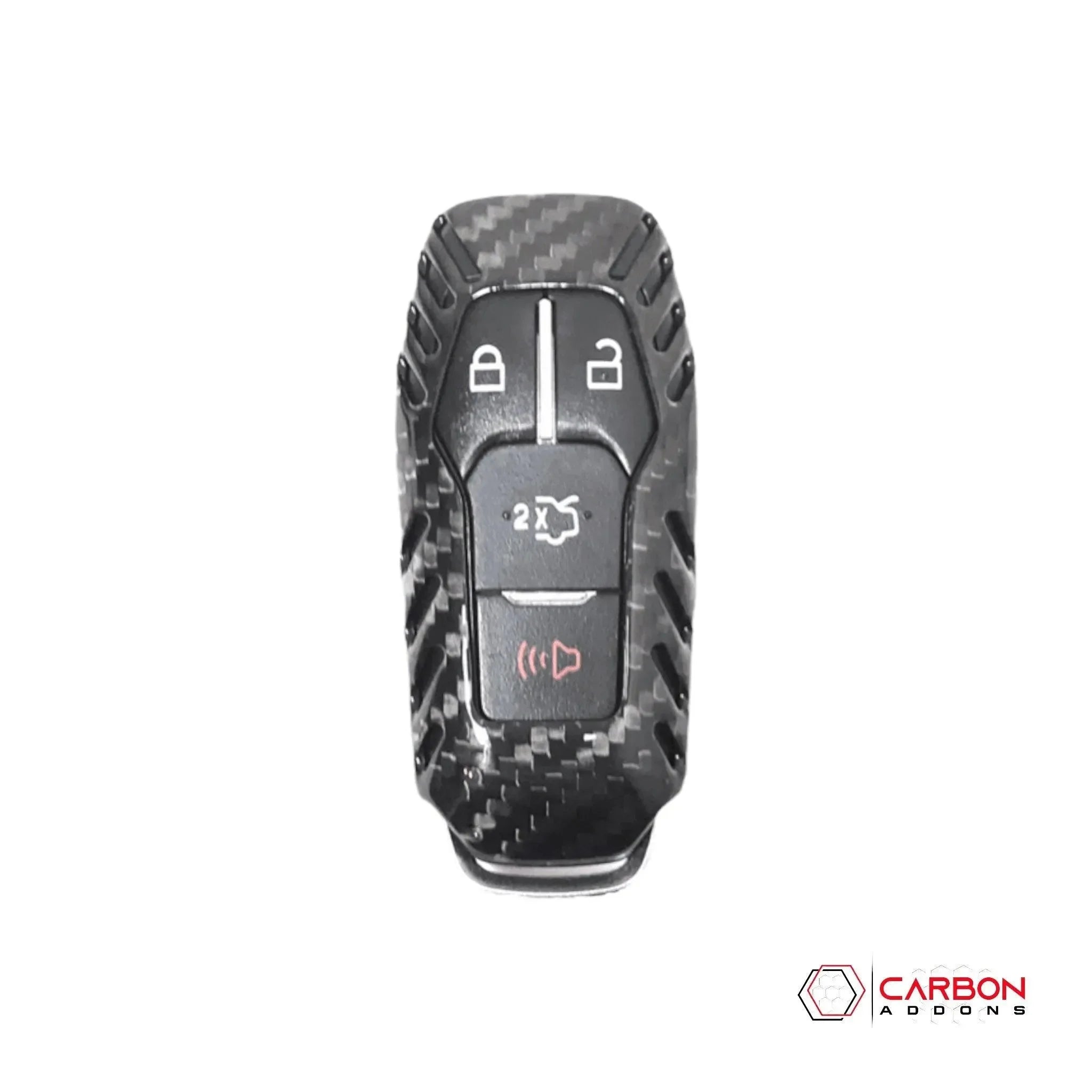Carbon Fiber Key Fob Cover for 2015-2017 Ford Mustang - carbonaddons Carbon Fiber Parts, Accessories, Upgrades, Mods