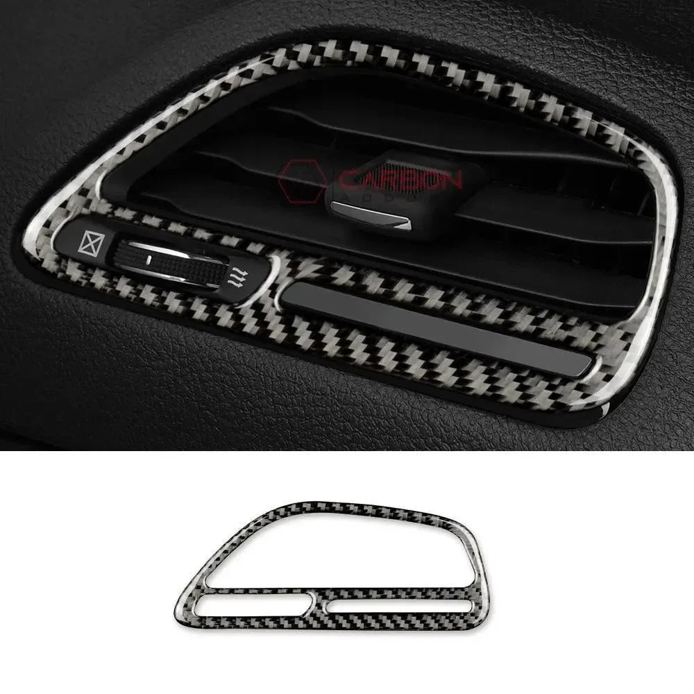 Carbon Fiber Passenger Air Vent Overlay for Dodge Challenger 2015-2023 - carbonaddons Carbon Fiber Parts, Accessories, Upgrades, Mods