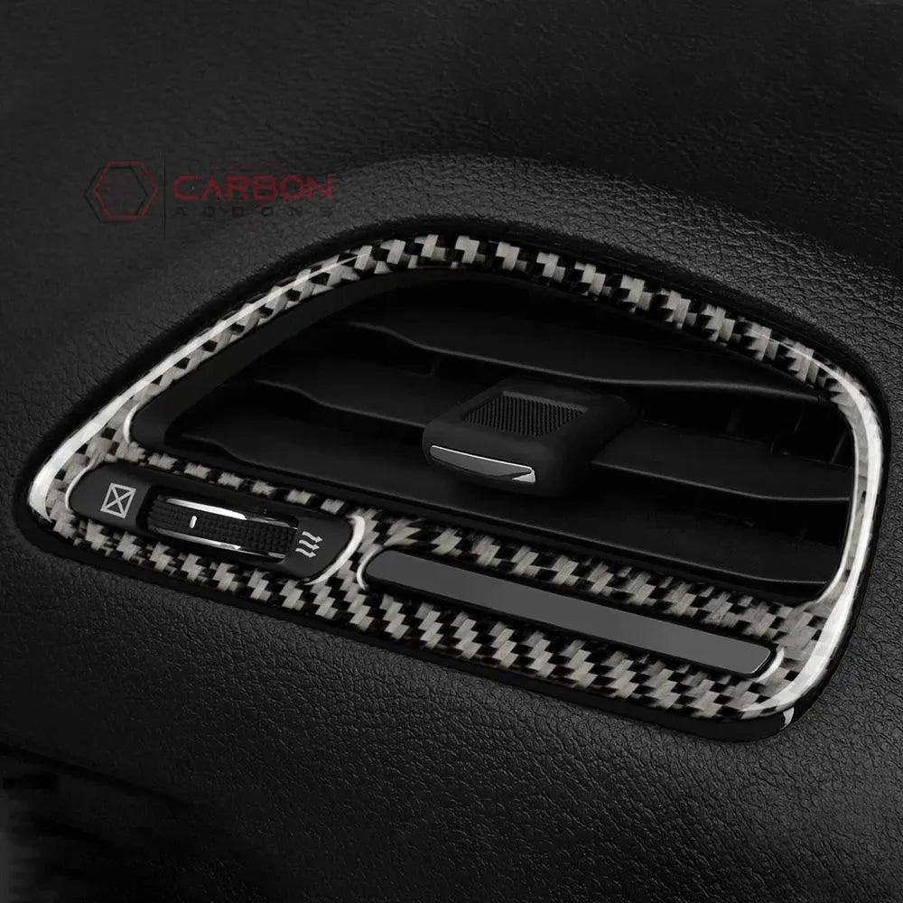 Carbon Fiber Passenger Air Vent Overlay for Dodge Challenger 2015-2023 - carbonaddons Carbon Fiber Parts, Accessories, Upgrades, Mods