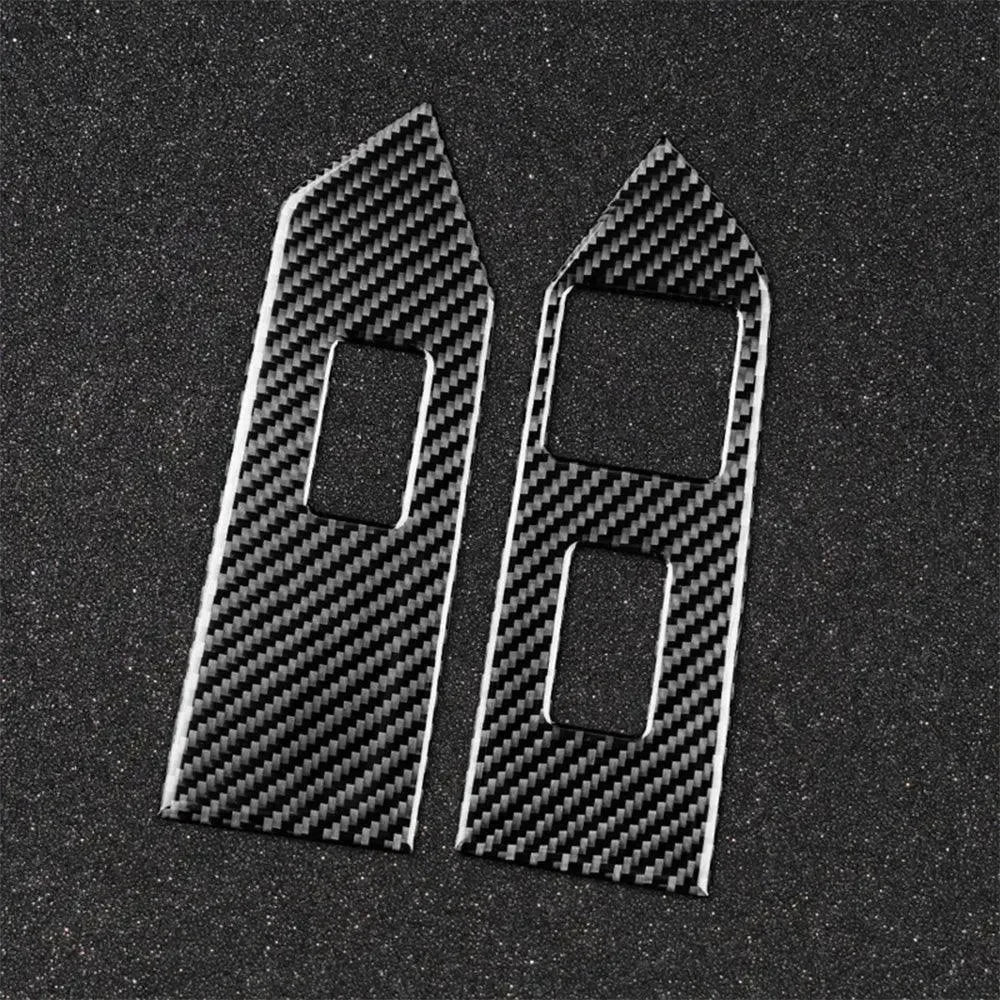 Real carbon fiber door handle cover inserts for American muscle cars and trucks