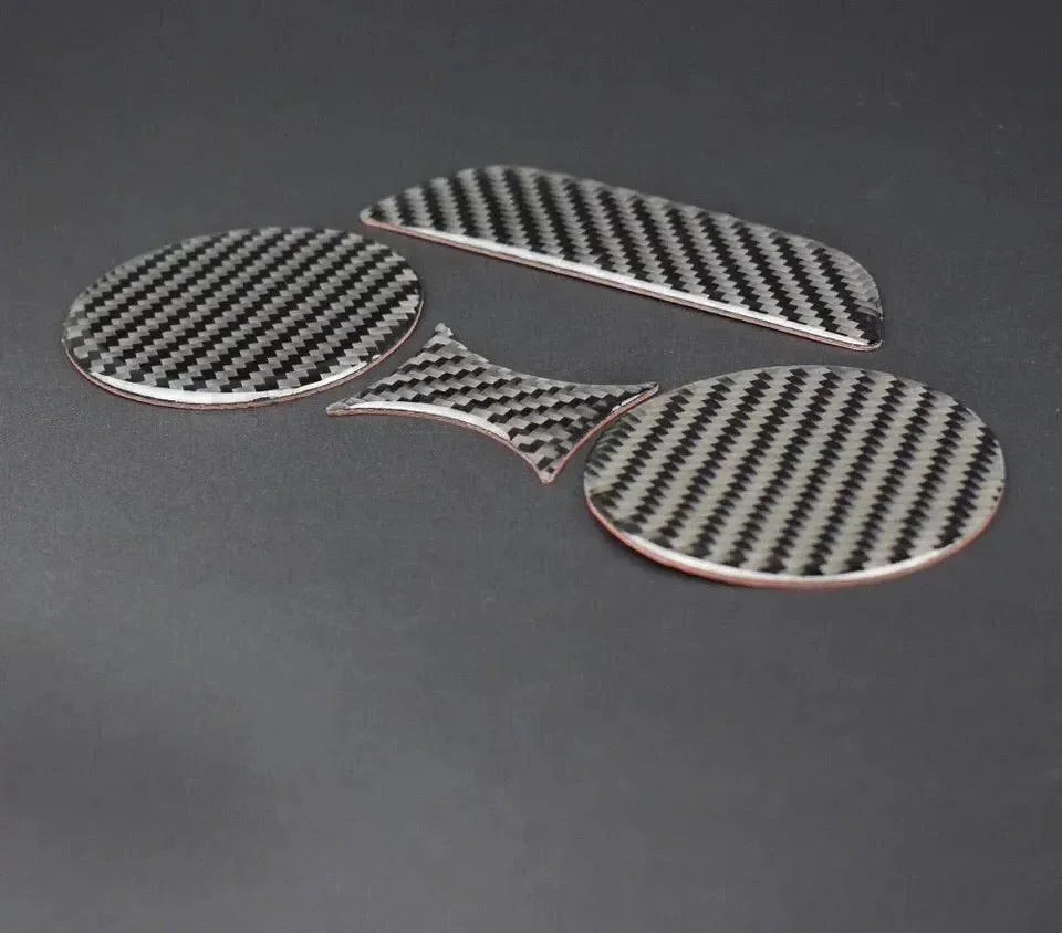 Real carbon fiber automotive parts with sleek weave pattern for vehicle customization