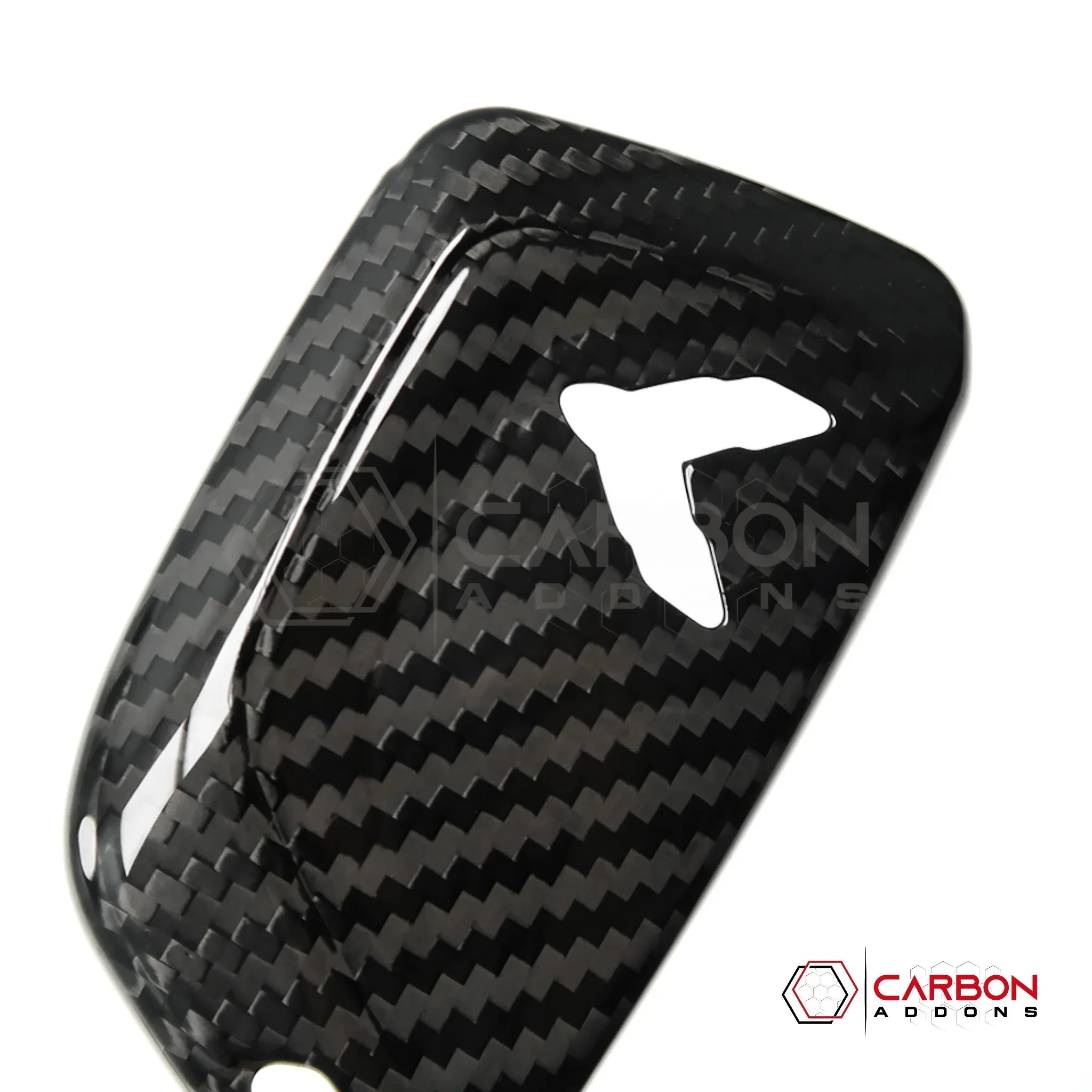 C8 Corvette Real Carbon Fiber Key Fob Cover | Black, Red, Blue & Forged Carbon (2020–2026)