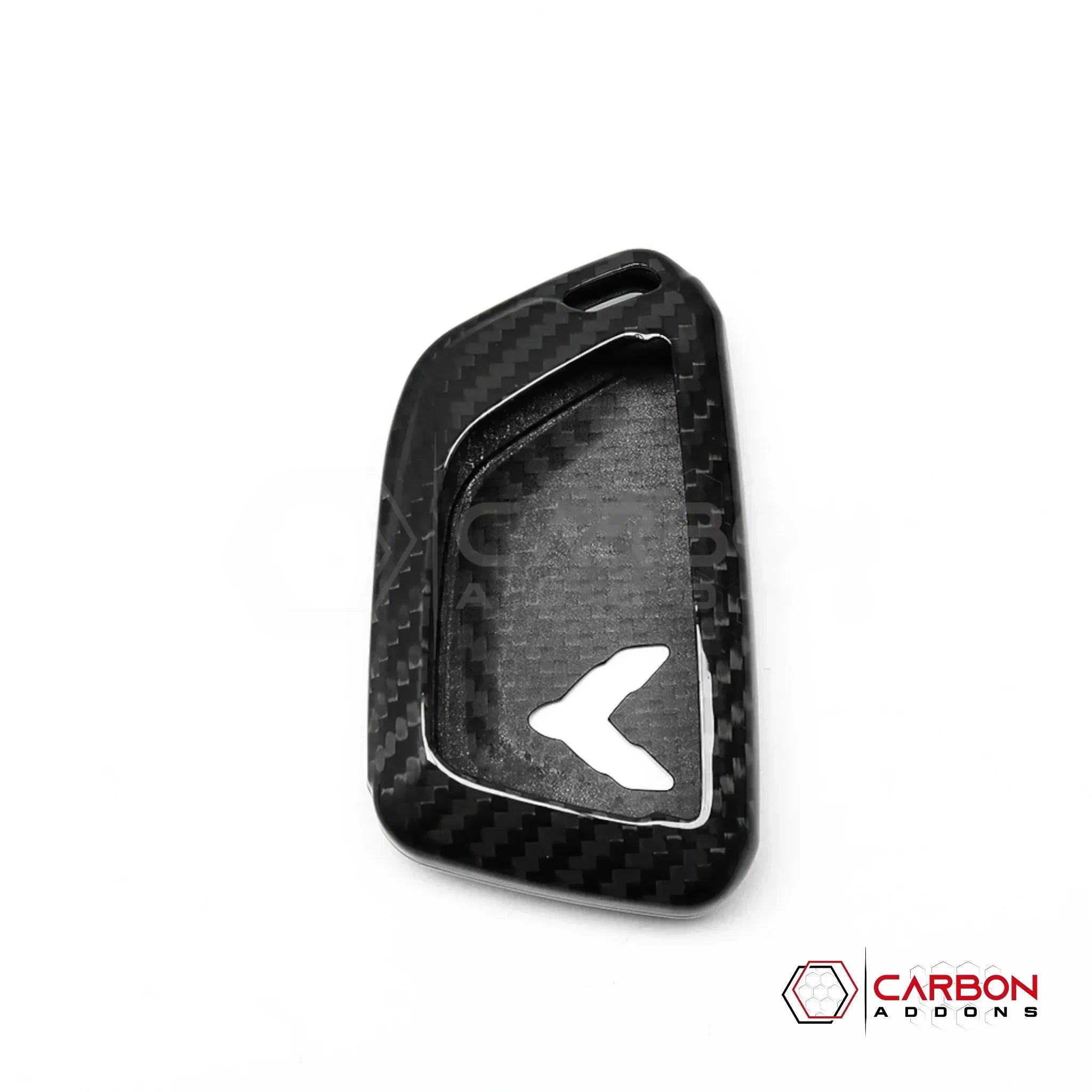 C8 Corvette Real Carbon Fiber Key Fob Cover | Black, Red, Blue & Forged Carbon (2020–2026)