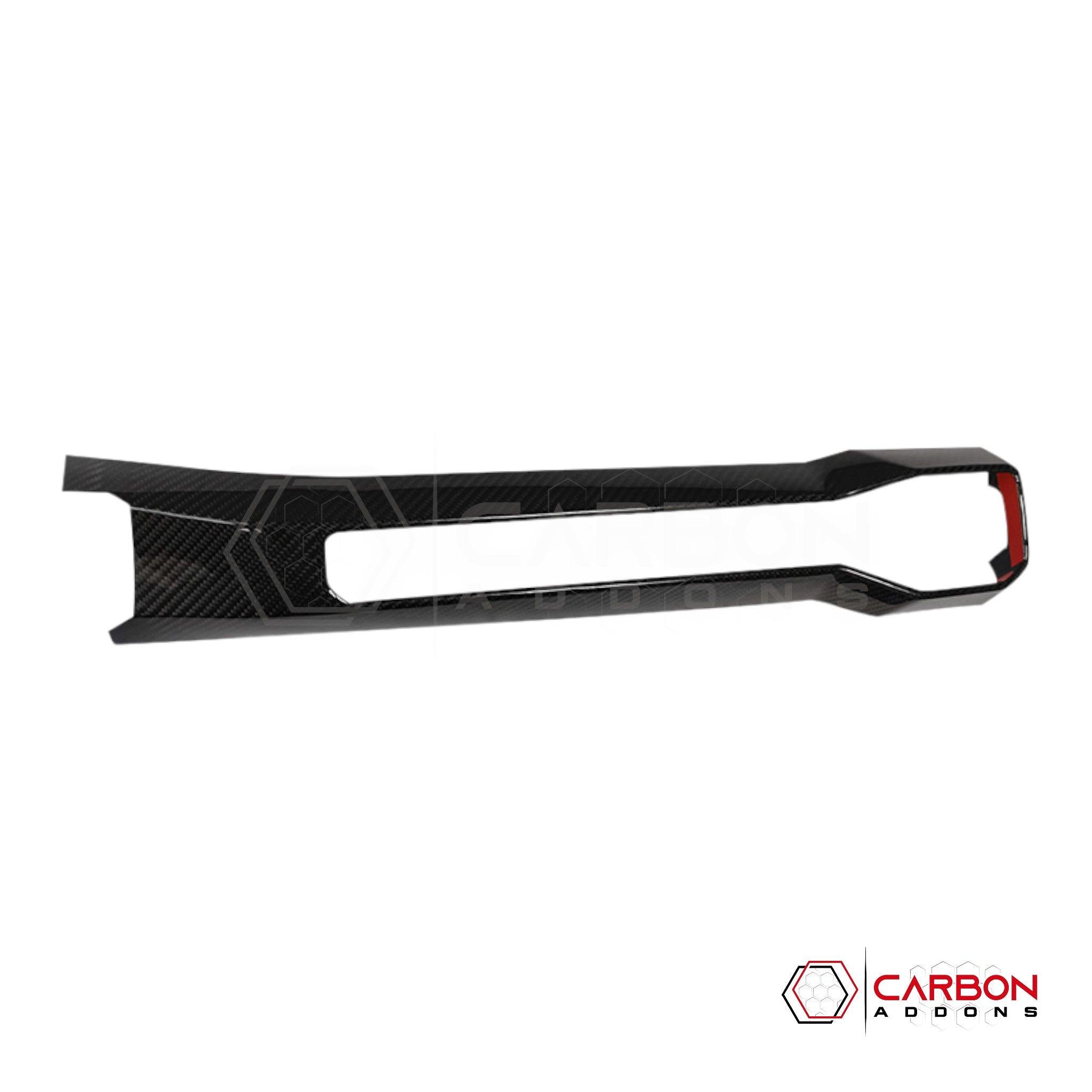 [Coming Soon] 2024-Up S650 Ford Mustang Hard Carbon Fiber Passenger Side Dashboard Trim Cover - carbonaddons Carbon Fiber Parts, Accessories, Upgrades, Mods
