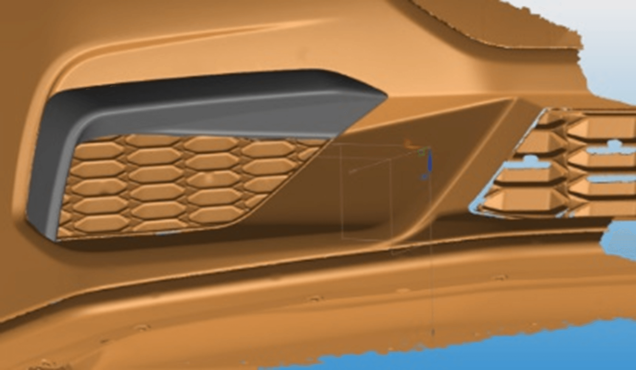 [Coming Soon] 2pcs Set 2024-Up S650 Ford Mustang EcoBoost Hard Carbon Fiber Bumper Grill Trim Covers - carbonaddons Carbon Fiber Parts, Accessories, Upgrades, Mods