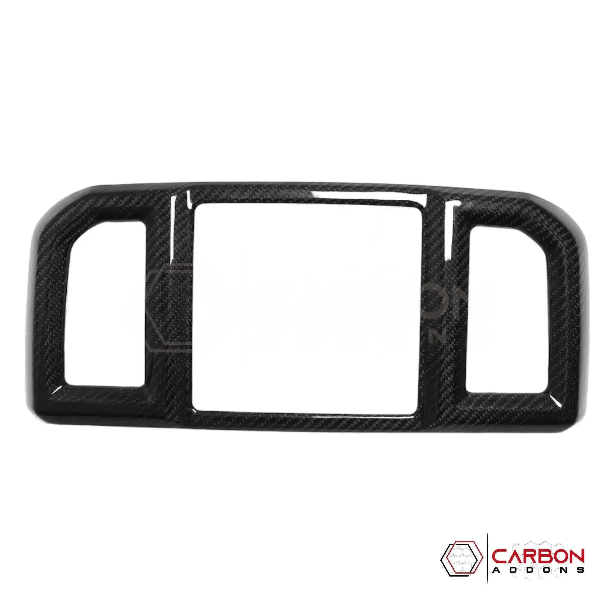 Carbon Fiber Rear Cup Holder Trim Cover For 2016-2019 Ford F-150 – ABS Plastic, 1-Piece