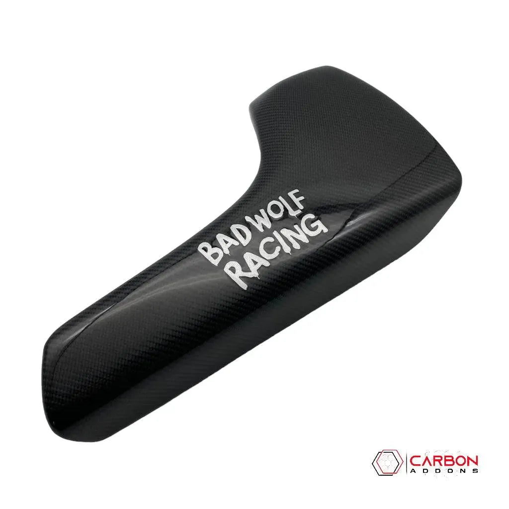 Customizable 2016-2024 Camaro Carbon Fiber Center Console Arm Rest - carbonaddons Carbon Fiber Parts, Accessories, Upgrades, Mods