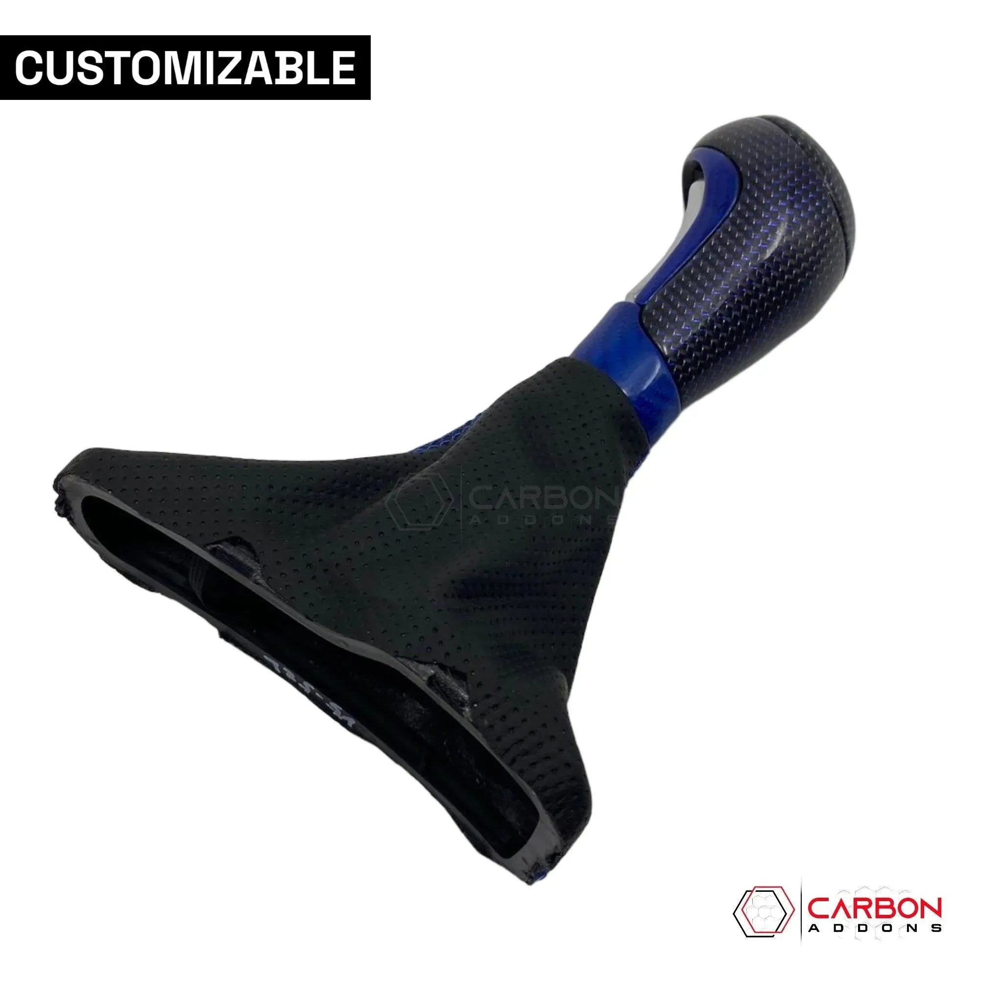 Customizable Carbon Fiber Automatic Shift Knob for 2016-2024 Chevy Camaro - carbonaddons Carbon Fiber Parts, Accessories, Upgrades, Mods