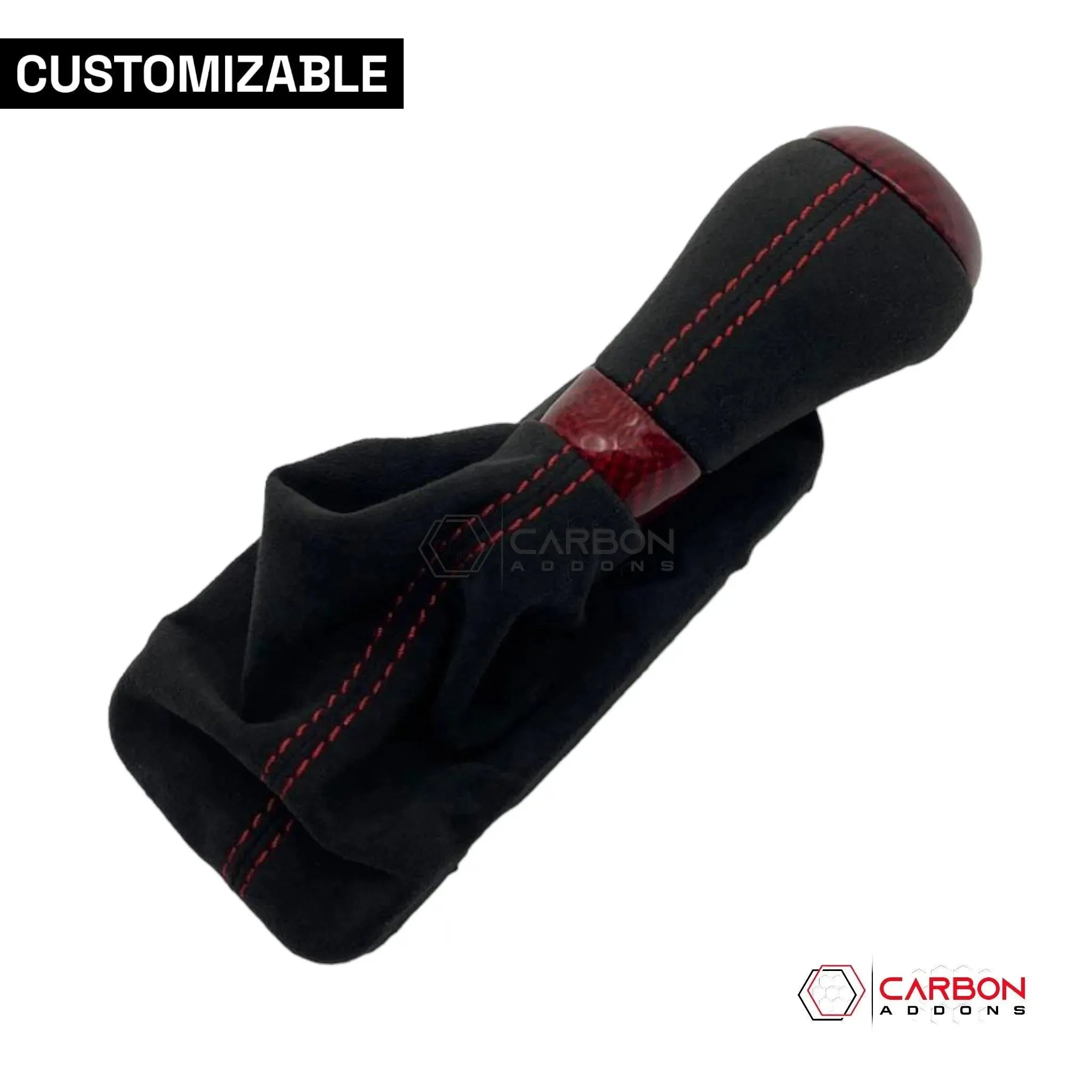 Customizable Carbon Fiber Automatic Shift Knob for 2016-2024 Chevy Camaro - carbonaddons Carbon Fiber Parts, Accessories, Upgrades, Mods