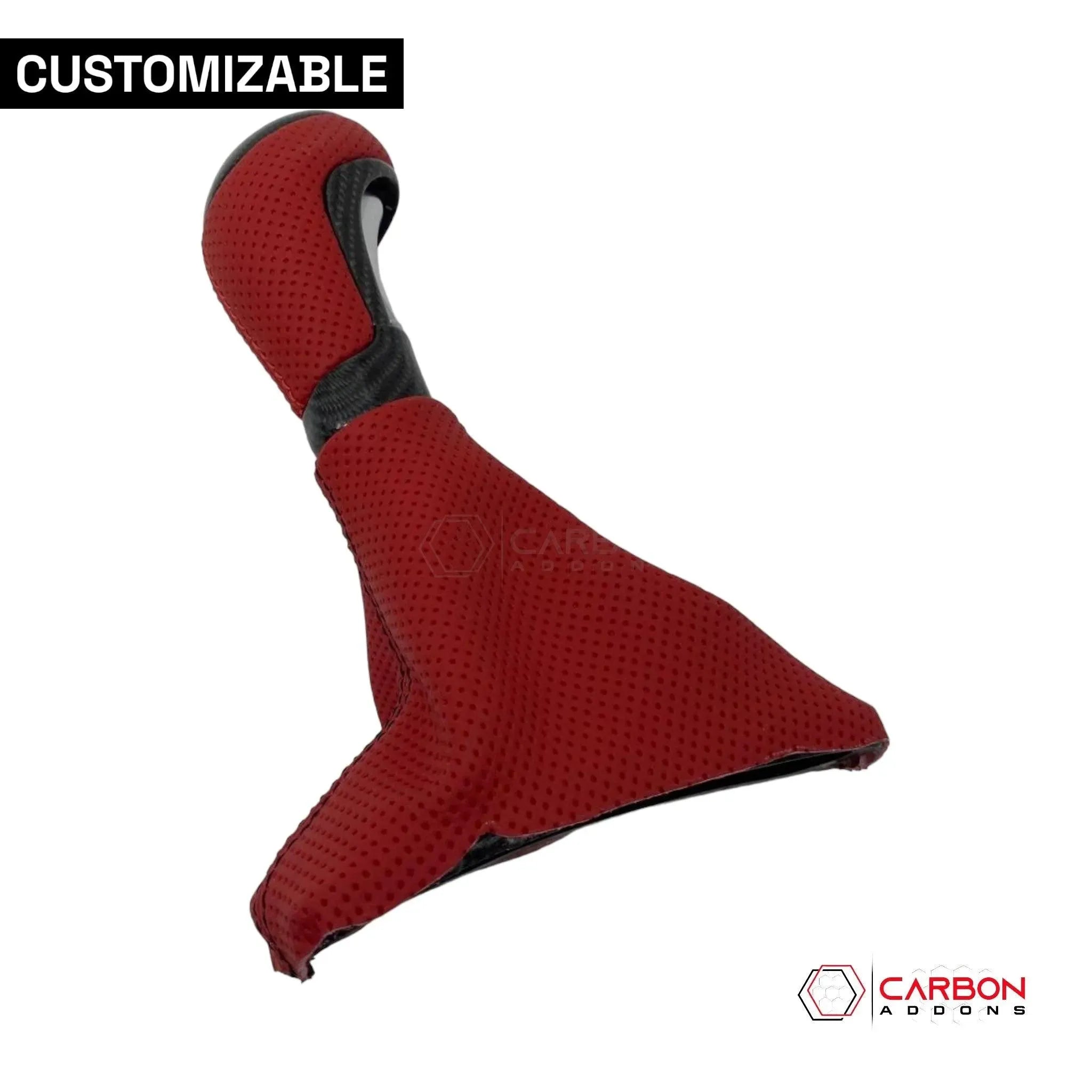 Customizable Carbon Fiber Automatic Shift Knob for 2016-2024 Chevy Camaro - carbonaddons Carbon Fiber Parts, Accessories, Upgrades, Mods