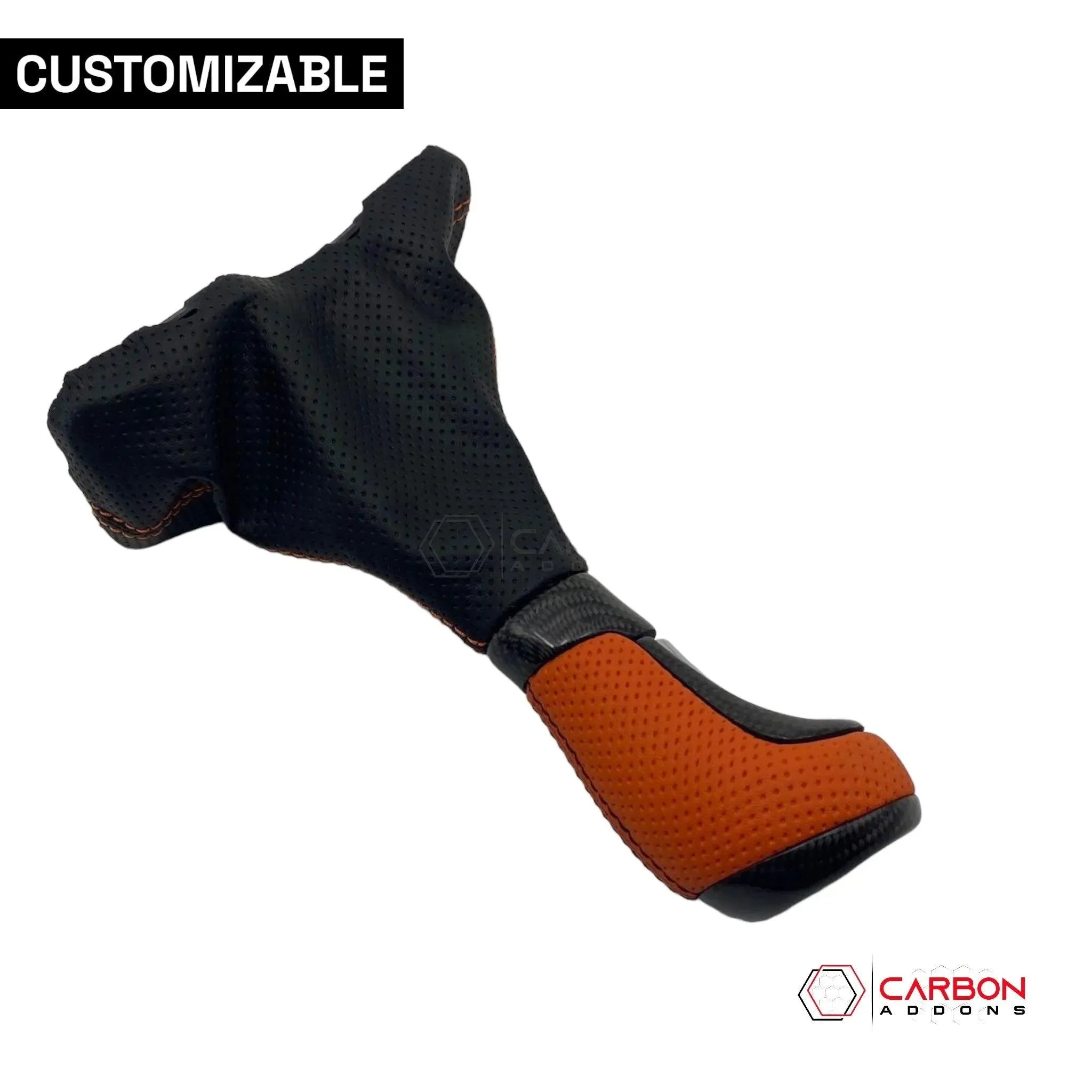 Customizable Carbon Fiber Automatic Shift Knob for 2016-2024 Chevy Camaro - carbonaddons Carbon Fiber Parts, Accessories, Upgrades, Mods