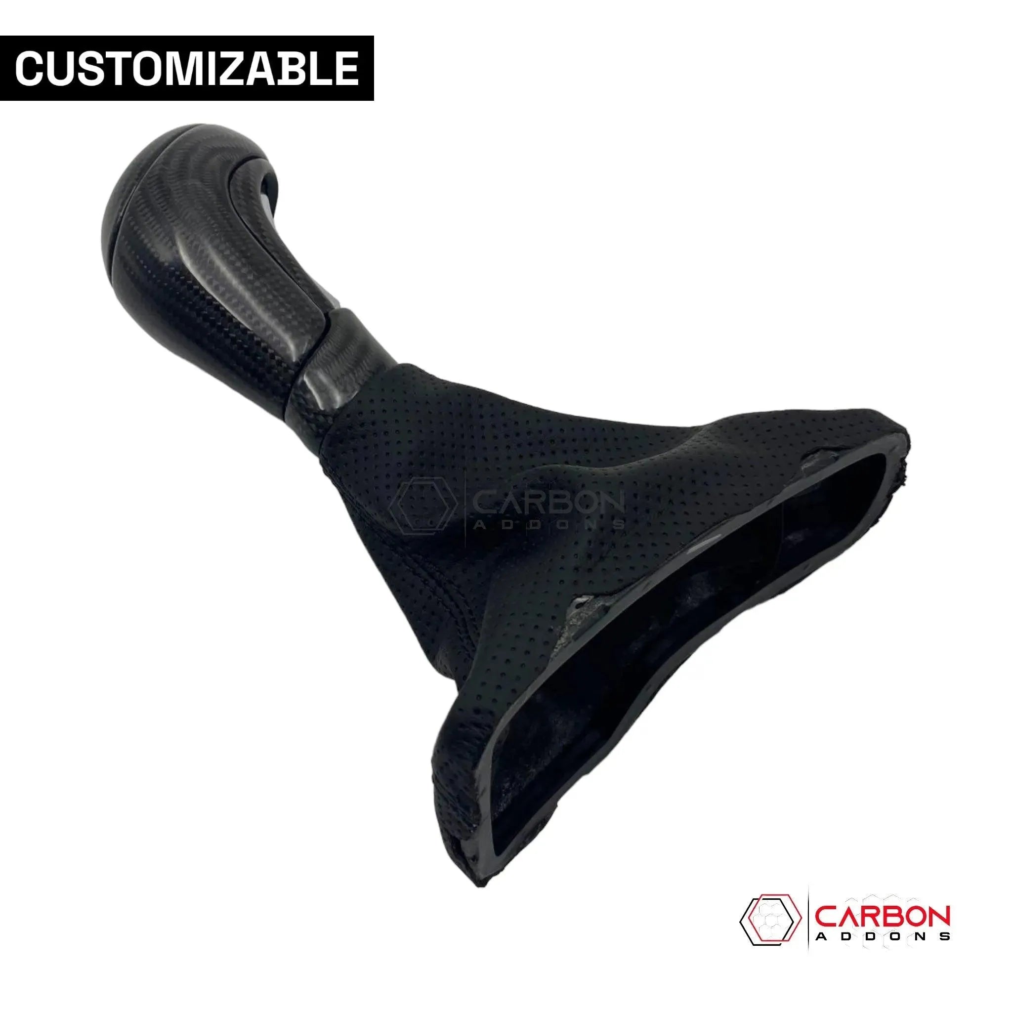 Customizable Carbon Fiber Automatic Shift Knob for 2016-2024 Chevy Camaro - carbonaddons Carbon Fiber Parts, Accessories, Upgrades, Mods