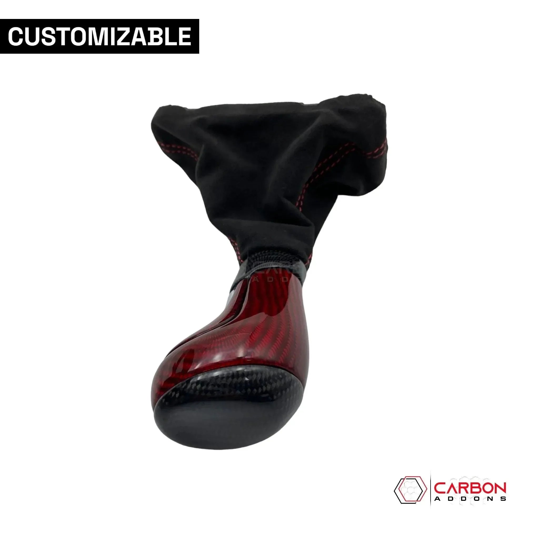 Customizable Carbon Fiber Automatic Shift Knob for 2016-2024 Chevy Camaro - carbonaddons Carbon Fiber Parts, Accessories, Upgrades, Mods