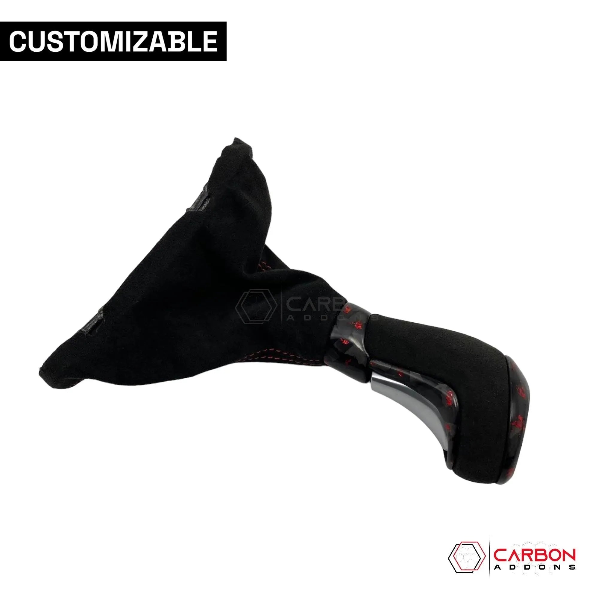 Customizable Carbon Fiber Automatic Shift Knob for 2016-2024 Chevy Camaro - carbonaddons Carbon Fiber Parts, Accessories, Upgrades, Mods