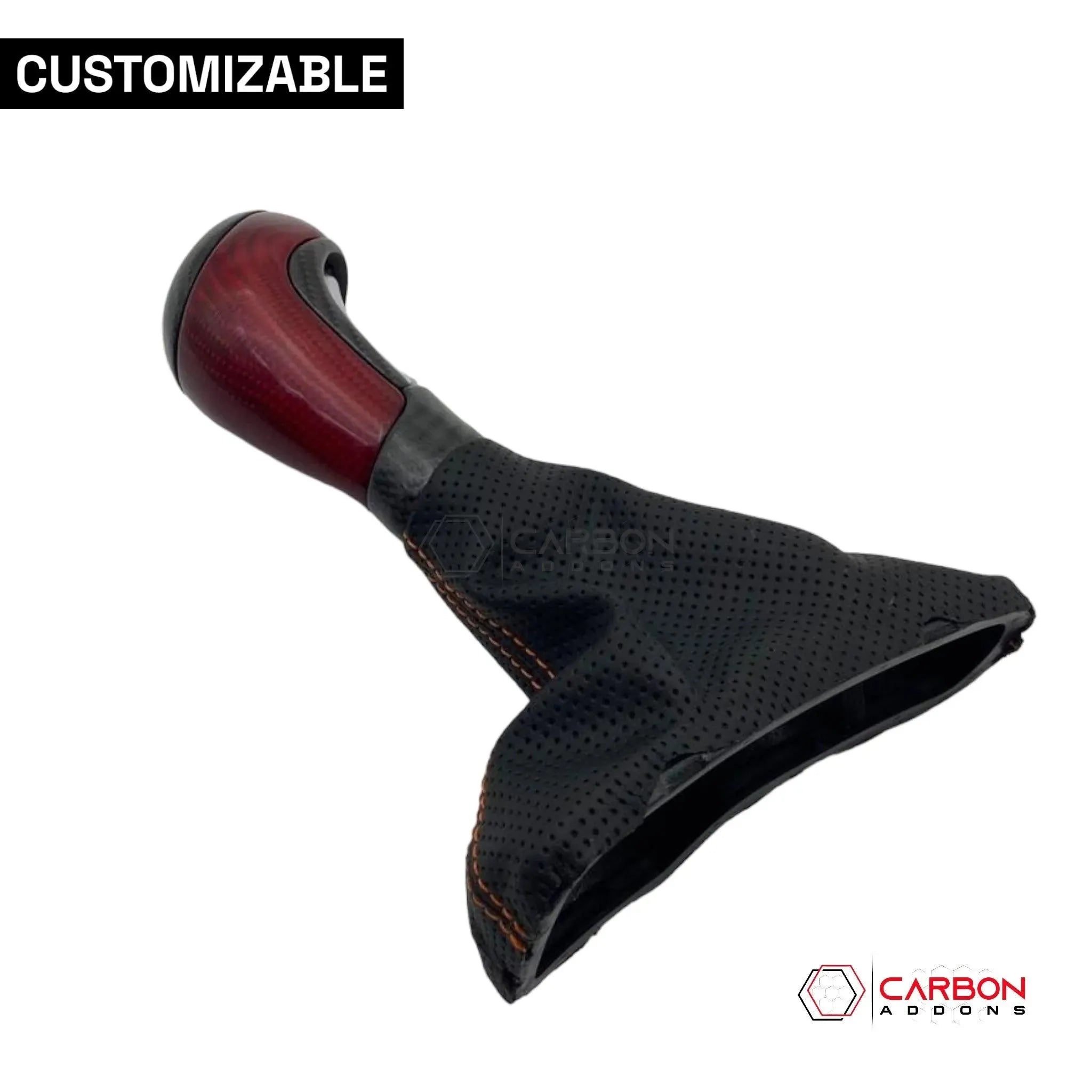 Customizable Carbon Fiber Automatic Shift Knob for 2016-2024 Chevy Camaro - carbonaddons Carbon Fiber Parts, Accessories, Upgrades, Mods