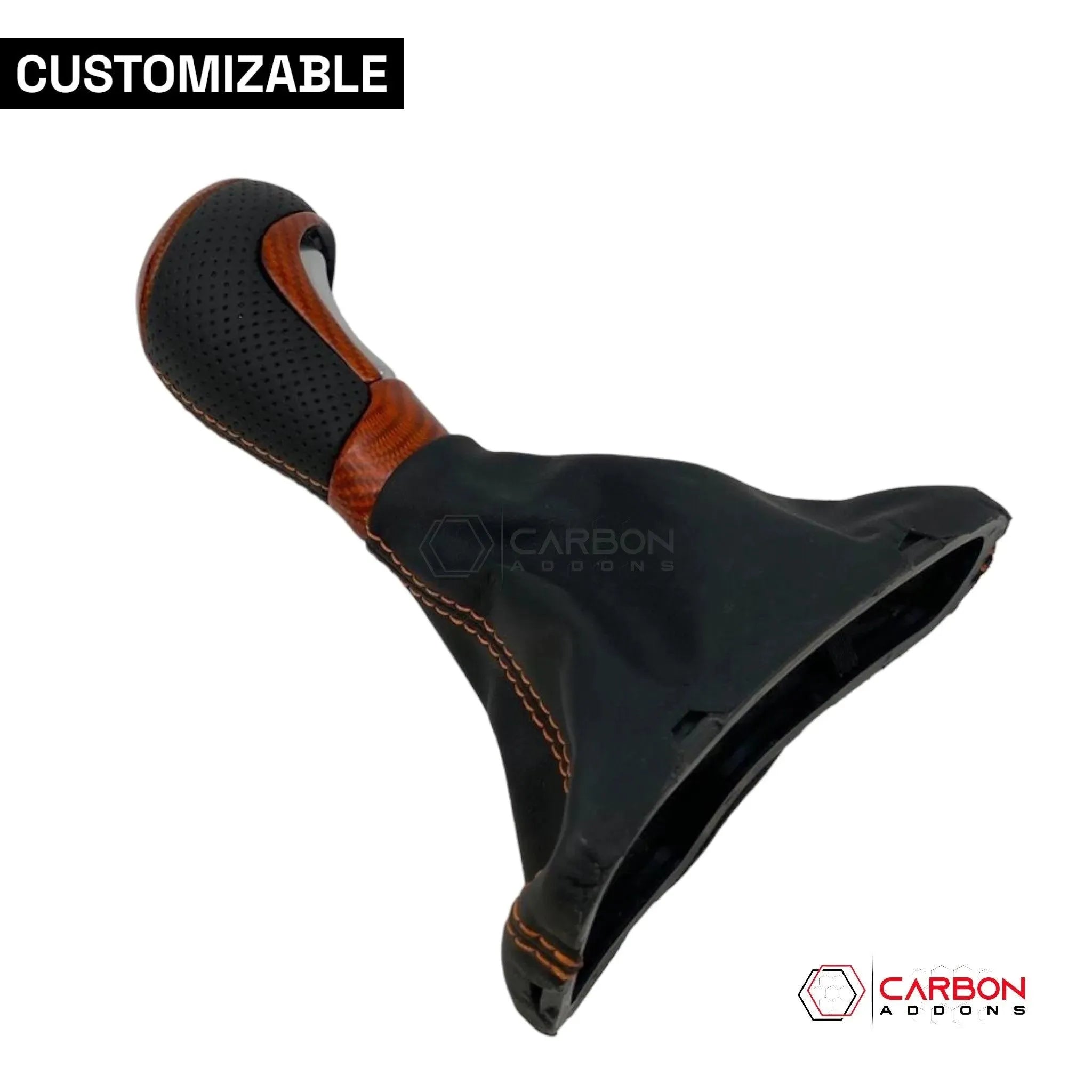 Customizable Carbon Fiber Automatic Shift Knob for 2016-2024 Chevy Camaro - carbonaddons Carbon Fiber Parts, Accessories, Upgrades, Mods