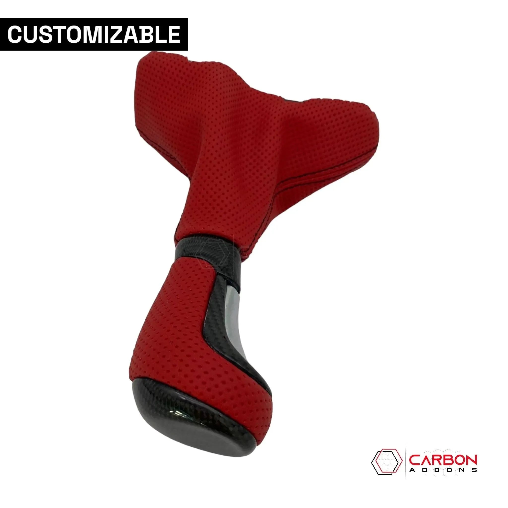 Customizable Carbon Fiber Automatic Shift Knob for 2016-2024 Chevy Camaro - carbonaddons Carbon Fiber Parts, Accessories, Upgrades, Mods