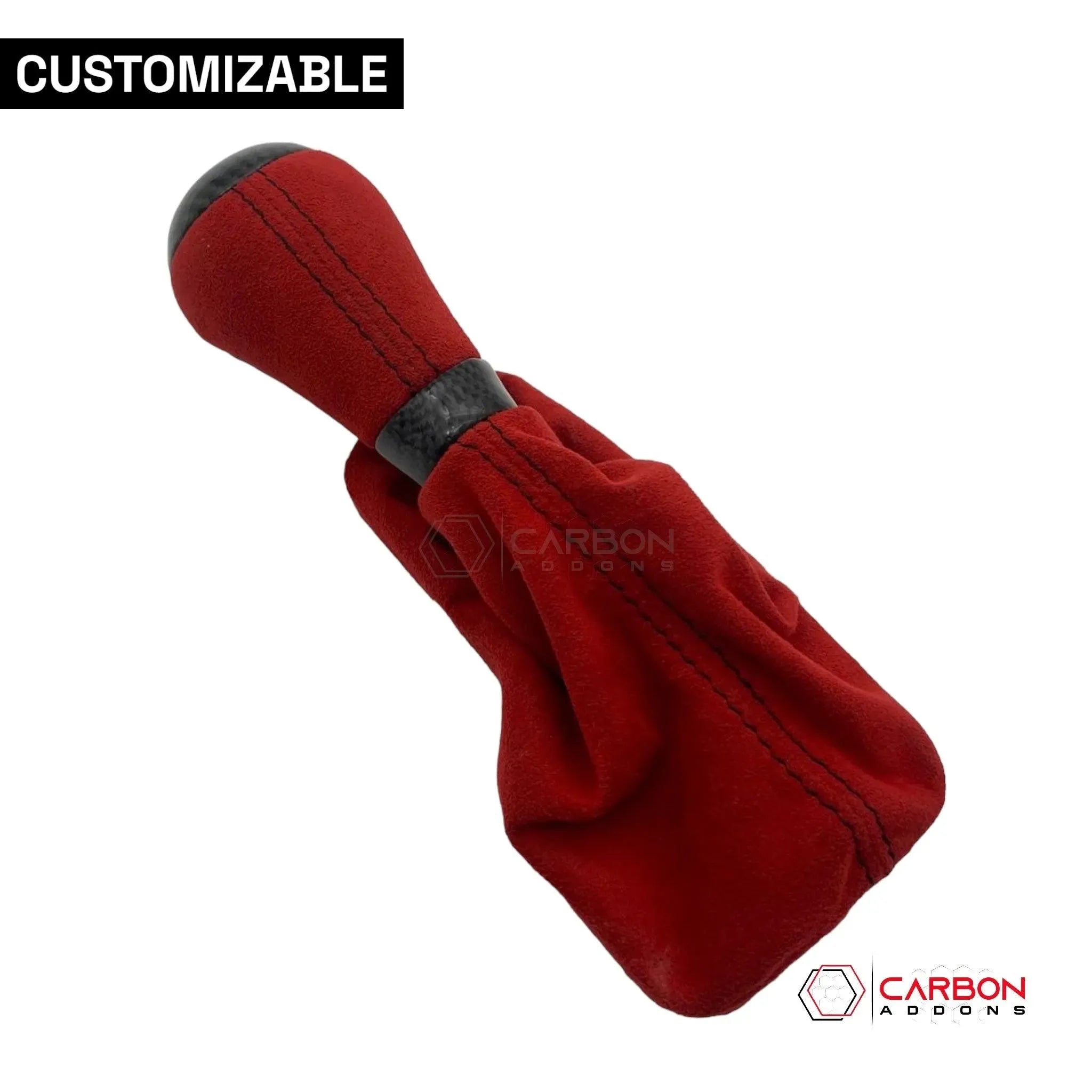 Customizable Carbon Fiber Automatic Shift Knob for 2016-2024 Chevy Camaro - carbonaddons Carbon Fiber Parts, Accessories, Upgrades, Mods