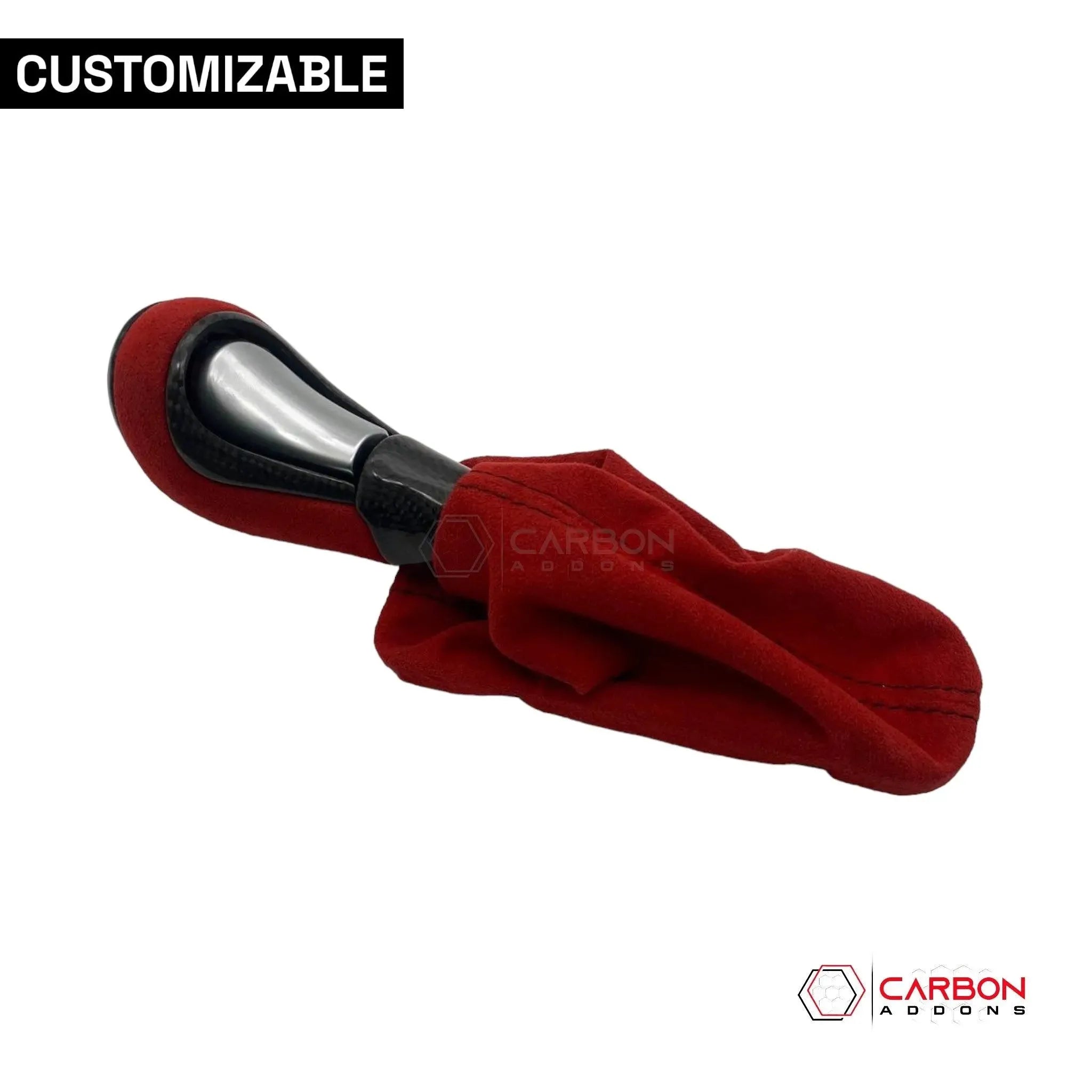 Customizable Carbon Fiber Automatic Shift Knob for 2016-2024 Chevy Camaro - carbonaddons Carbon Fiber Parts, Accessories, Upgrades, Mods
