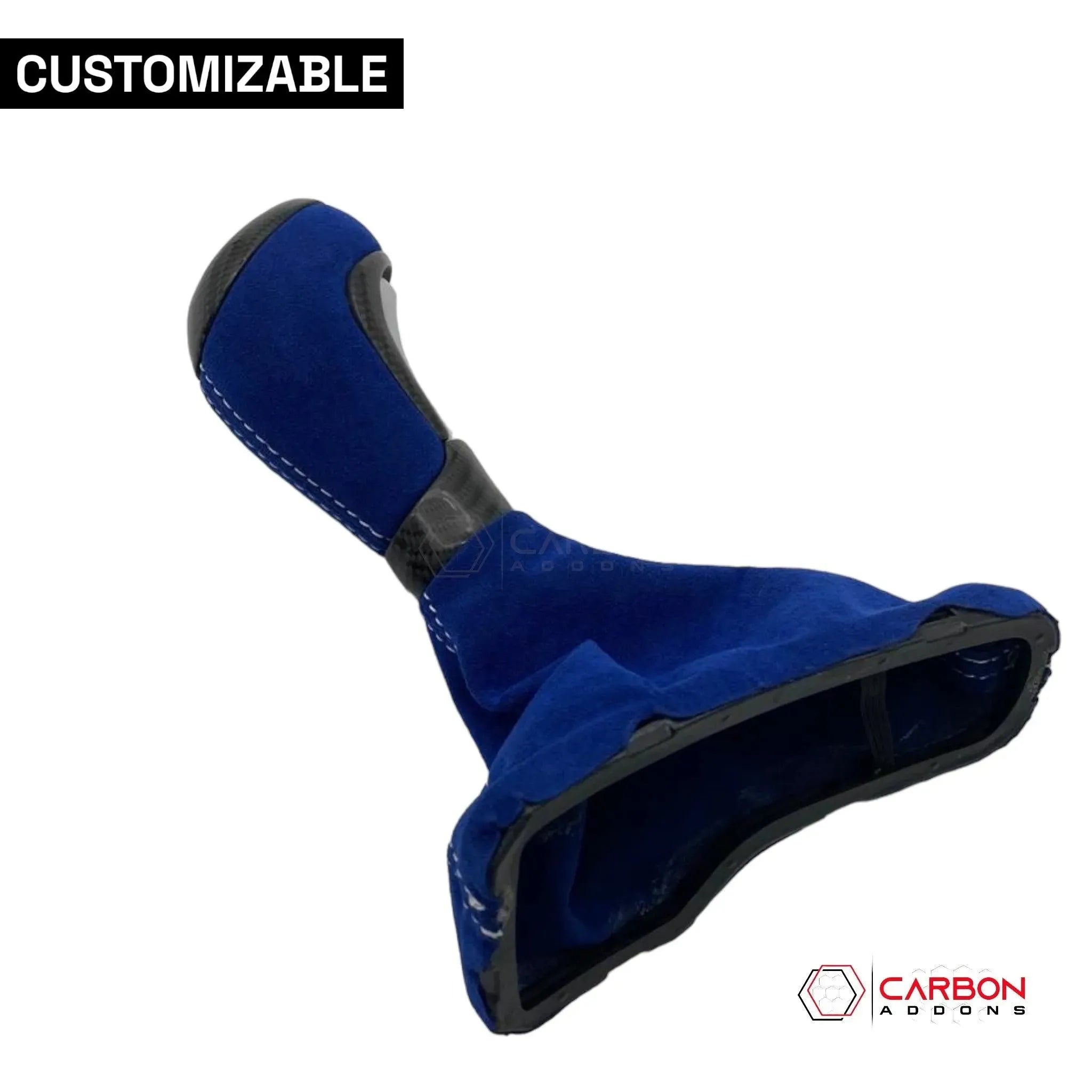 Customizable Carbon Fiber Automatic Shift Knob for 2016-2024 Chevy Camaro - carbonaddons Carbon Fiber Parts, Accessories, Upgrades, Mods