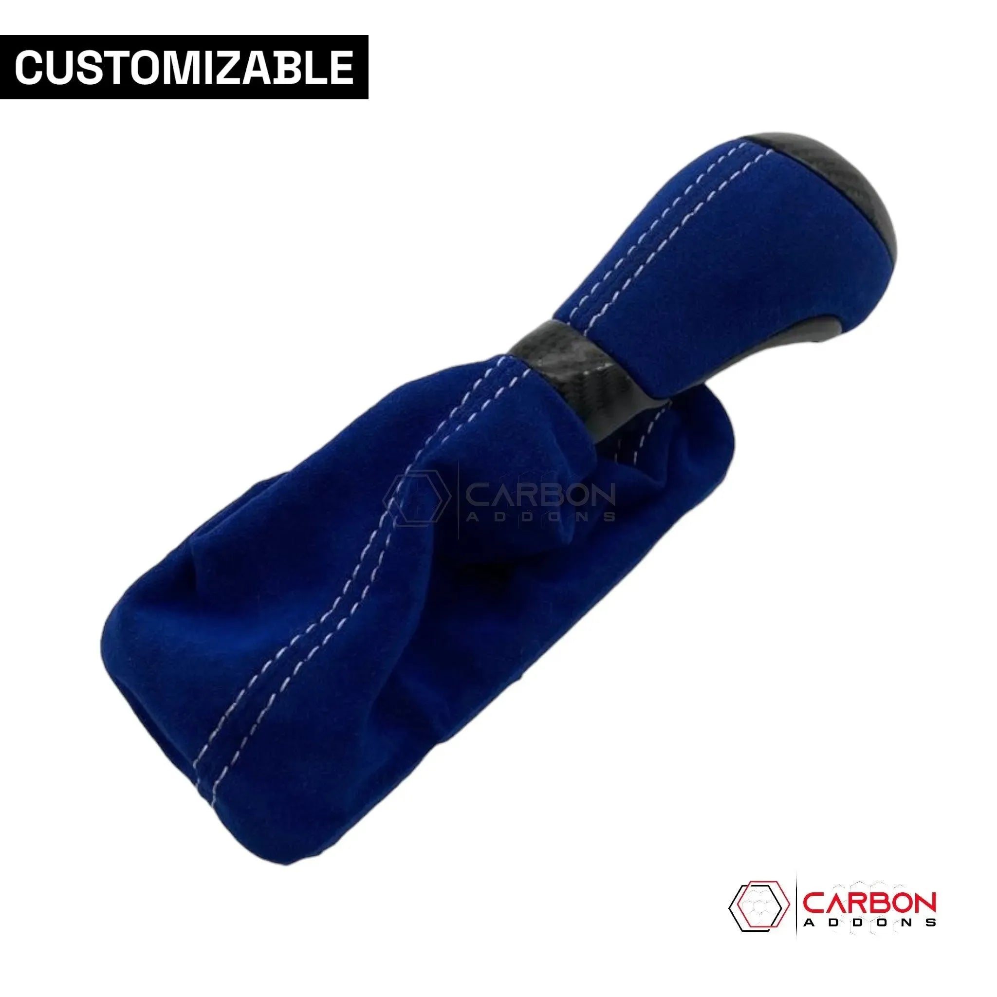 Customizable Carbon Fiber Automatic Shift Knob for 2016-2024 Chevy Camaro - carbonaddons Carbon Fiber Parts, Accessories, Upgrades, Mods