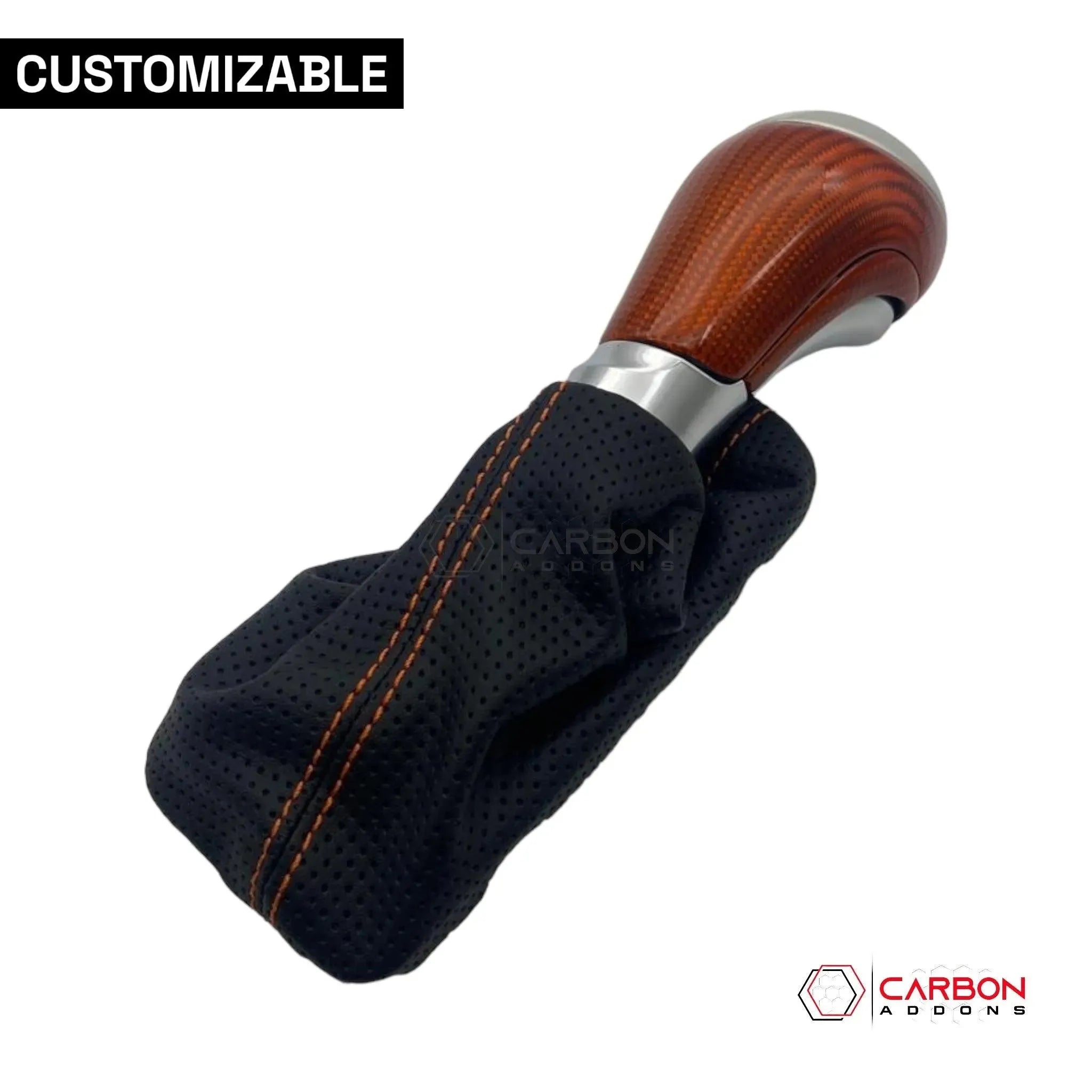 Customizable Carbon Fiber Automatic Shift Knob for 2016-2024 Chevy Camaro - carbonaddons Carbon Fiber Parts, Accessories, Upgrades, Mods
