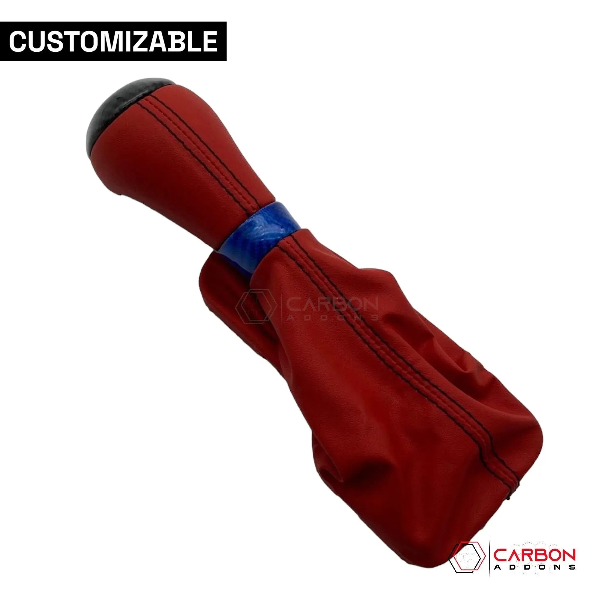 Customizable Carbon Fiber Automatic Shift Knob for 2016-2024 Chevy Camaro - carbonaddons Carbon Fiber Parts, Accessories, Upgrades, Mods