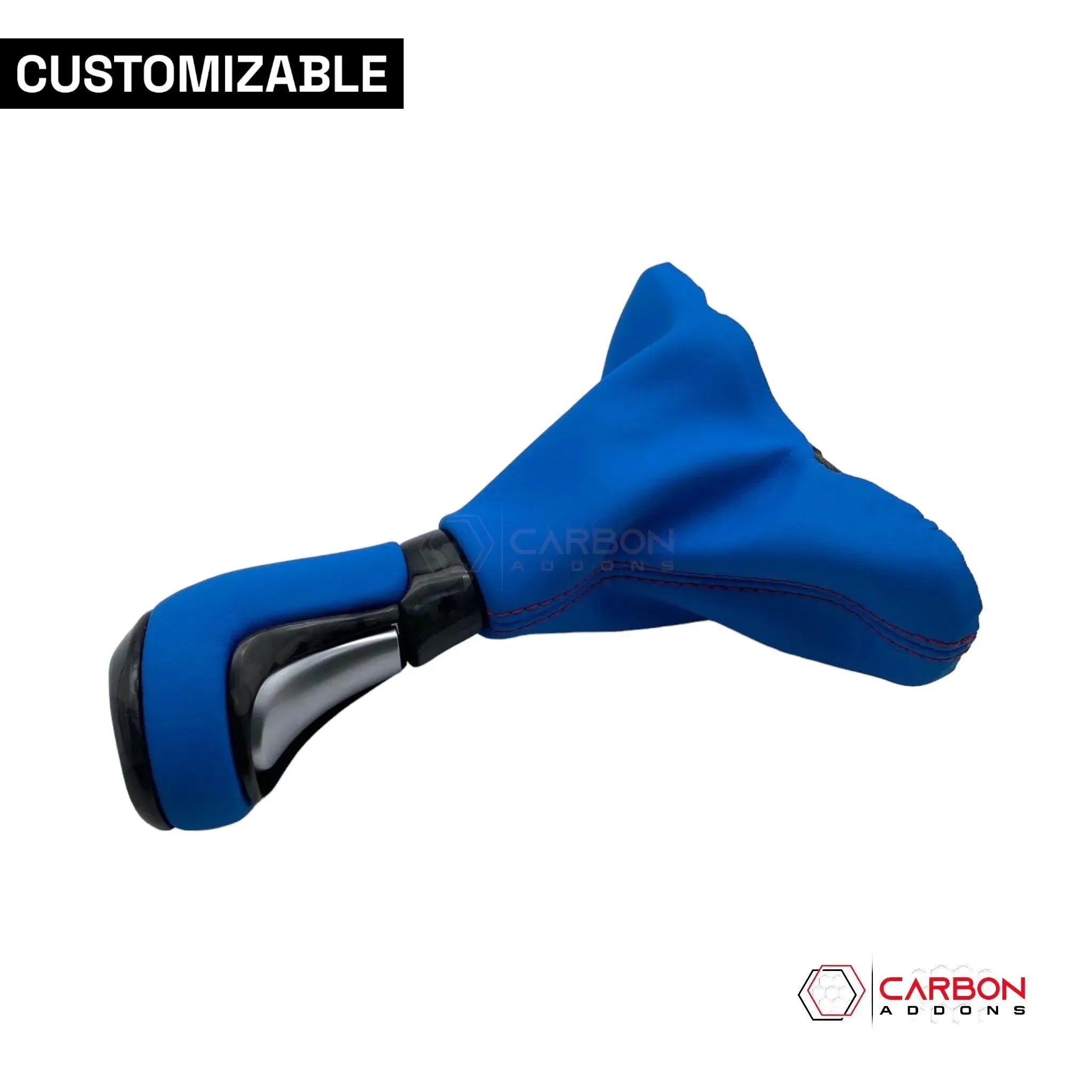 Customizable Carbon Fiber Automatic Shift Knob for 2016-2024 Chevy Camaro - carbonaddons Carbon Fiber Parts, Accessories, Upgrades, Mods
