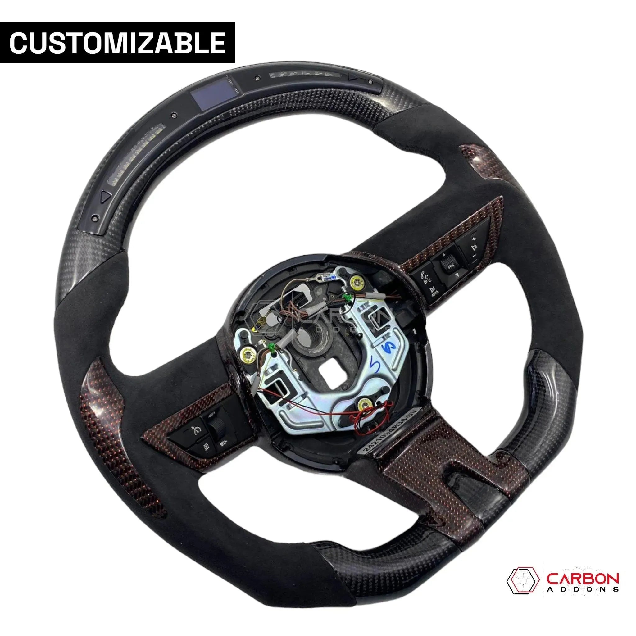 Customizable Carbon Fiber Steering Wheel for Chevy Camaro 2010-2012 - carbonaddons Carbon Fiber Parts, Accessories, Upgrades, Mods