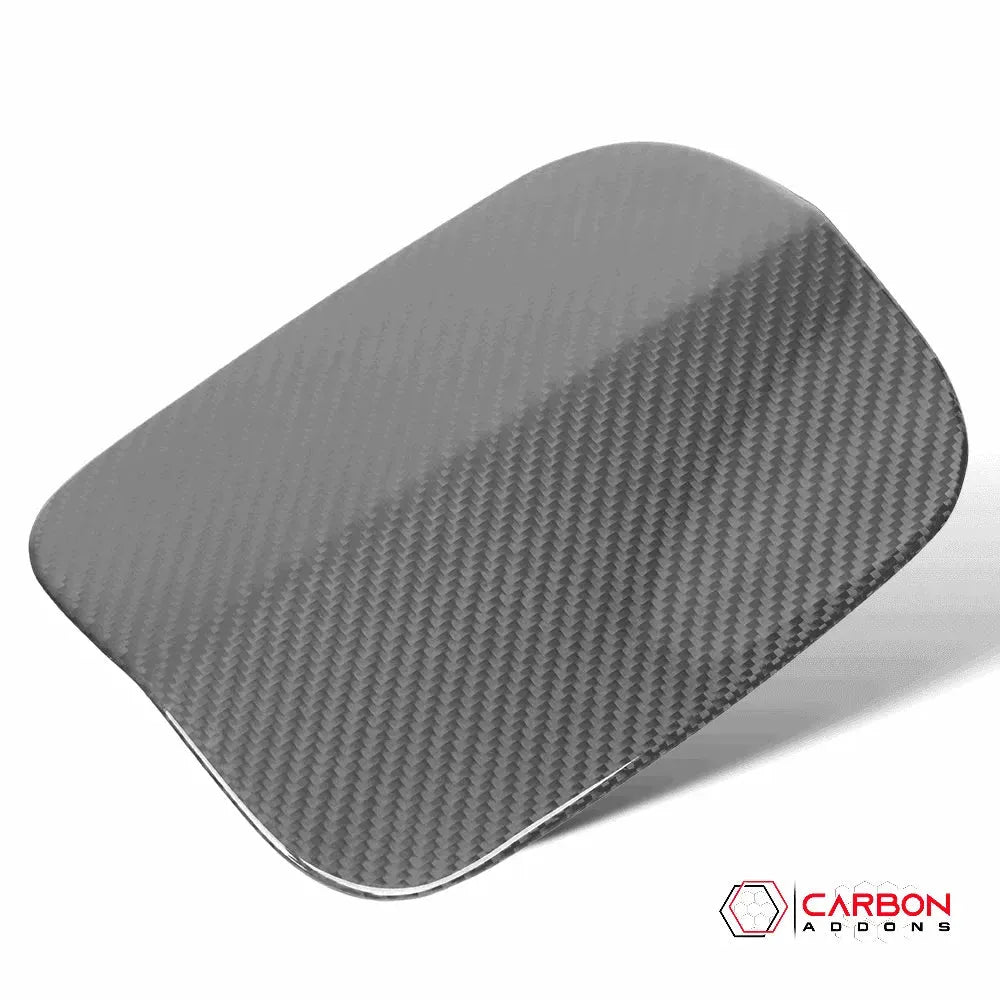 Dodge Charger 2011-2023 Real Carbon Fiber Exterior Gas Cap Cover - carbonaddons Carbon Fiber Parts, Accessories, Upgrades, Mods