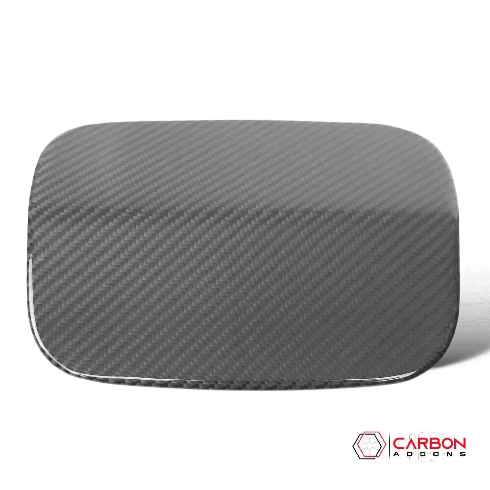 Dodge Charger 2011-2023 Real Carbon Fiber Exterior Gas Cap Cover - carbonaddons Carbon Fiber Parts, Accessories, Upgrades, Mods