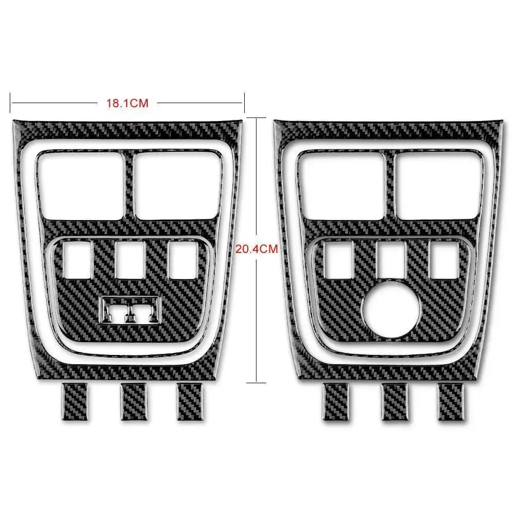Carbon fiber interior trim panels for American vehicles, precise fit with sleek design