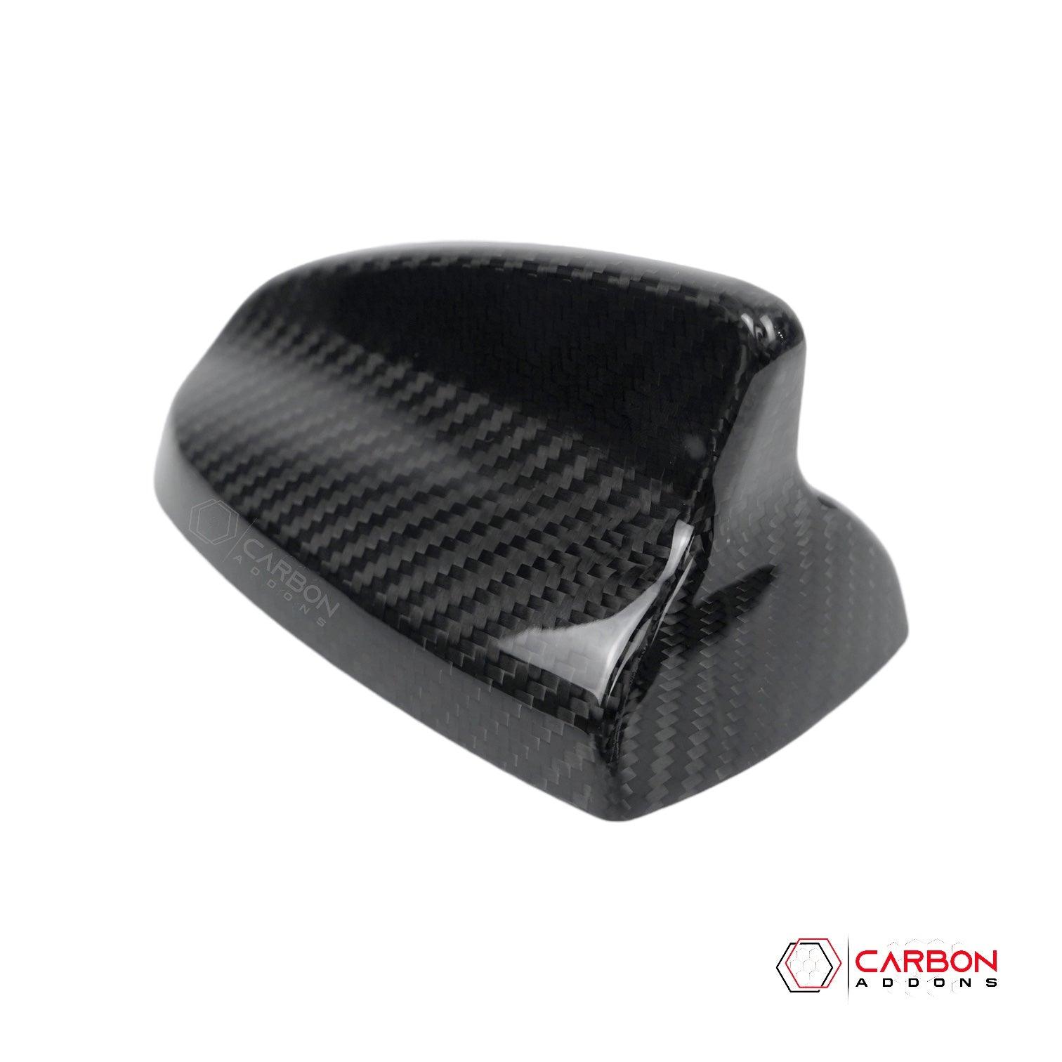 Dodge Charger 2015-2024 Real Carbon Fiber Shark Fin Antenna Cover - carbonaddons Carbon Fiber Parts, Accessories, Upgrades, Mods