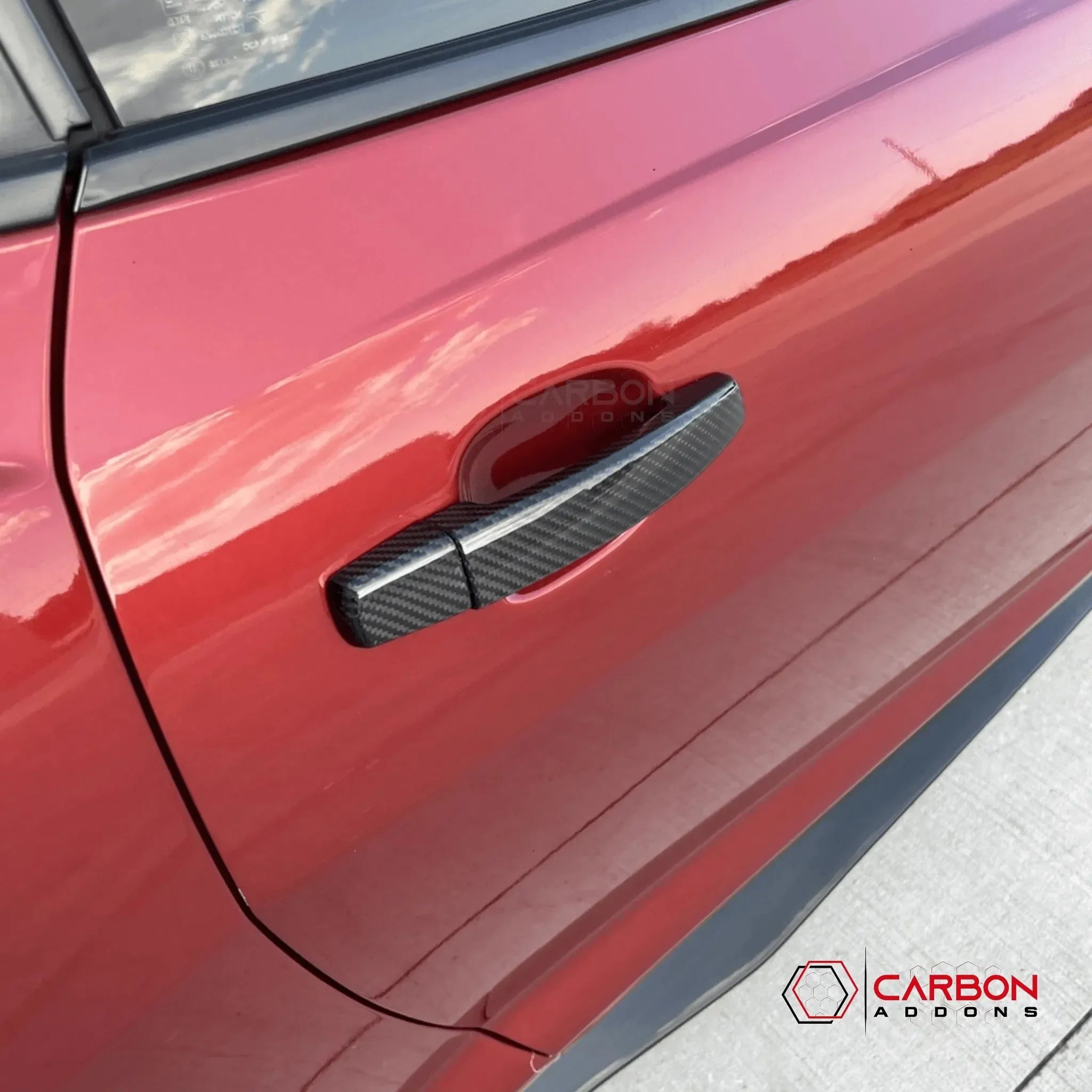Exterior Carbon Fiber Door Handle Covers for 2010-2015 Chevy Camaro - carbonaddons Carbon Fiber Parts, Accessories, Upgrades, Mods