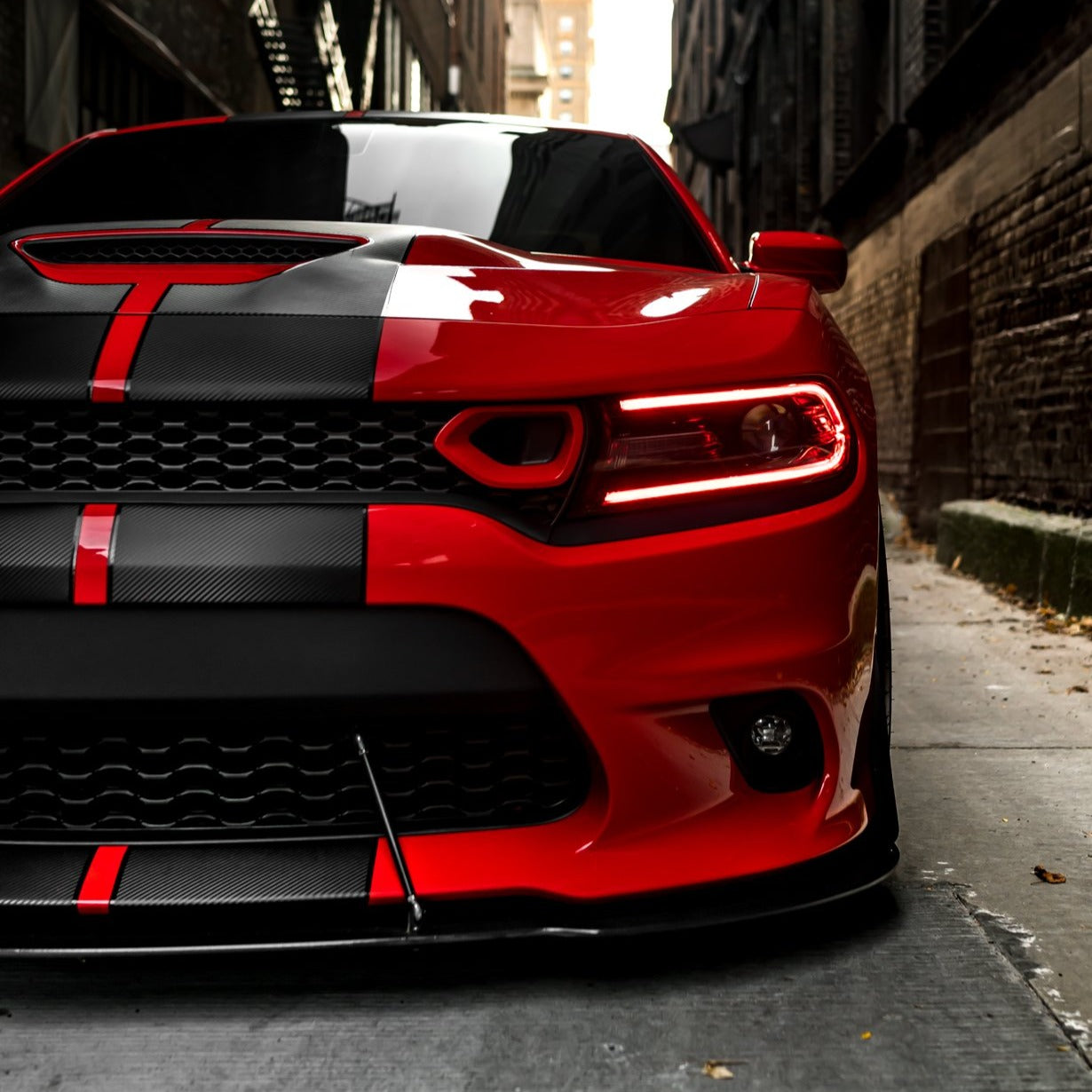 Dodge Charger 2015–2023 Front Splitter Extension – SRT, Hellcat, Scat Pack, Daytona, R/T, SXT | ZL1 Addons