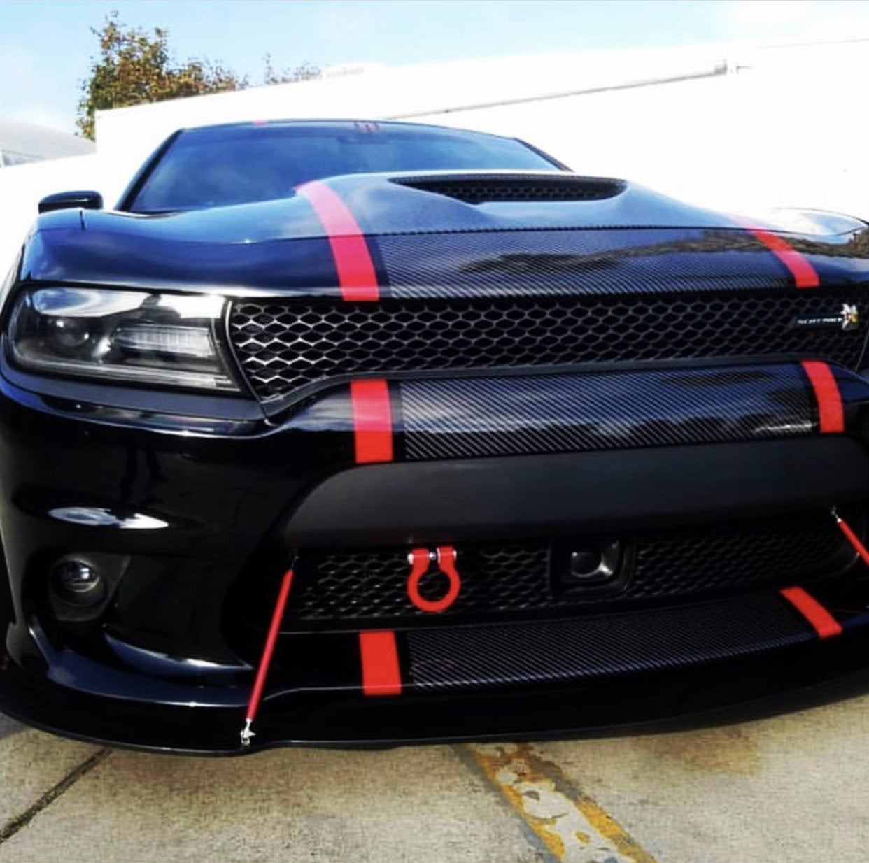 Dodge Charger 2015–2023 Titanium Stealth Tow Hook – Lightweight Front/Rear Track Hook | ZL1 Addons